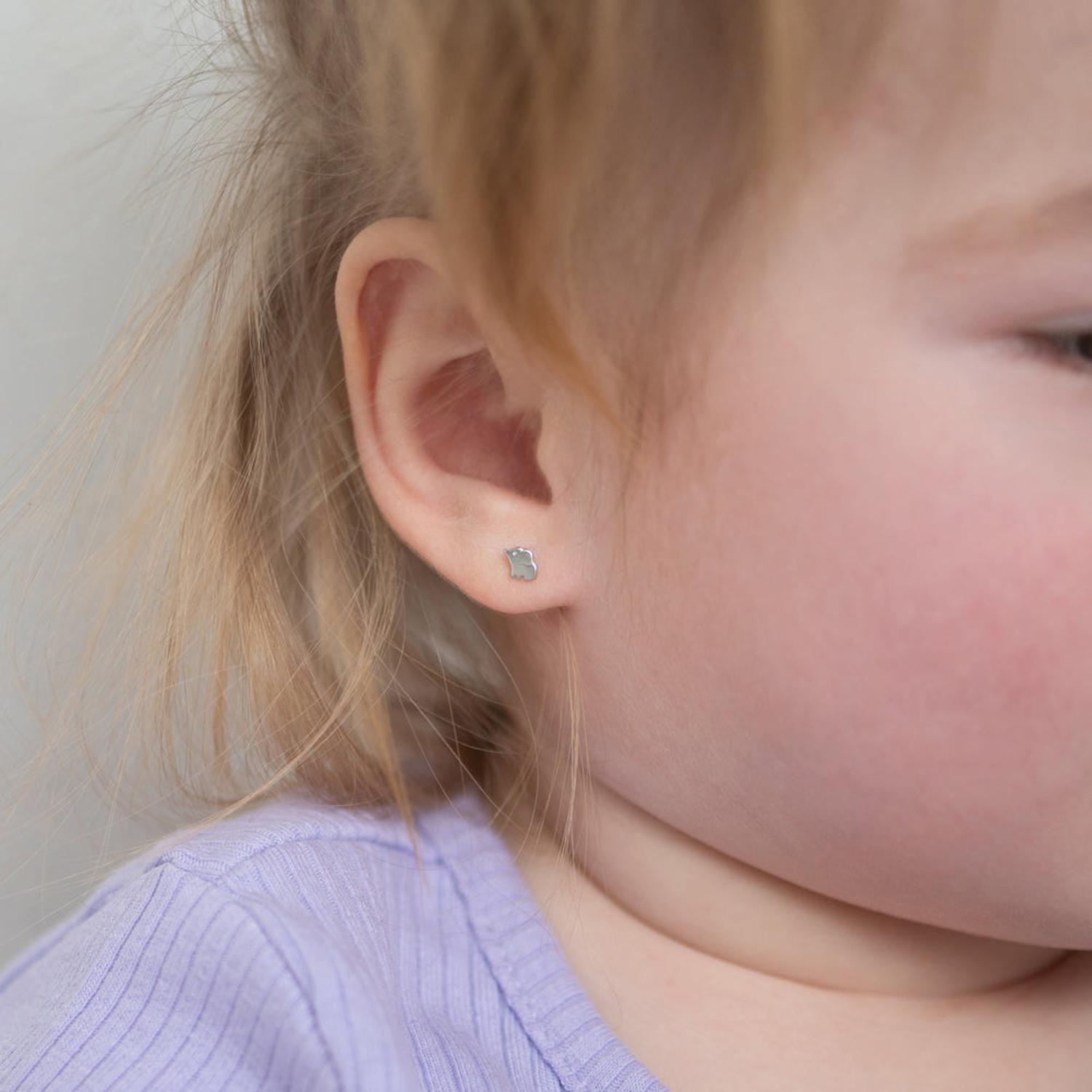 Aros de plata 925 y circones elefantitos maternidad-3