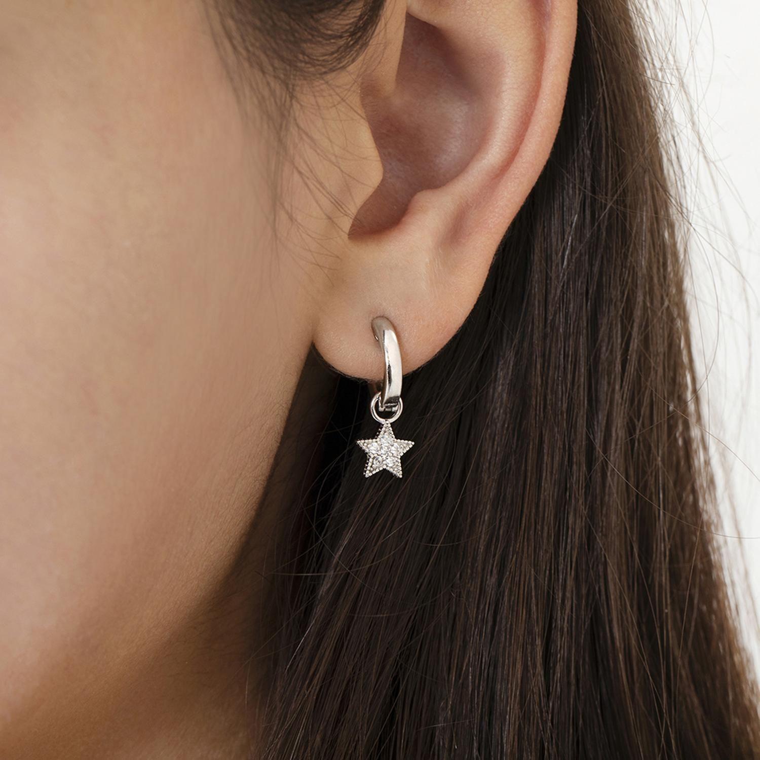 Argollas de plata 925 y circones sol y luna-1