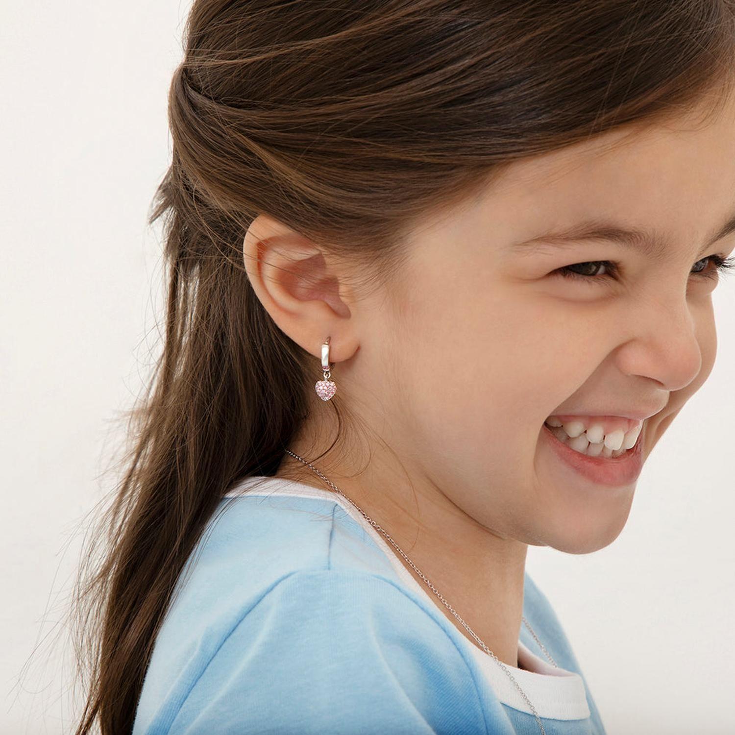 Aros Infantiles Corazón con Circones Plata 925 – In Season Jewelry-2