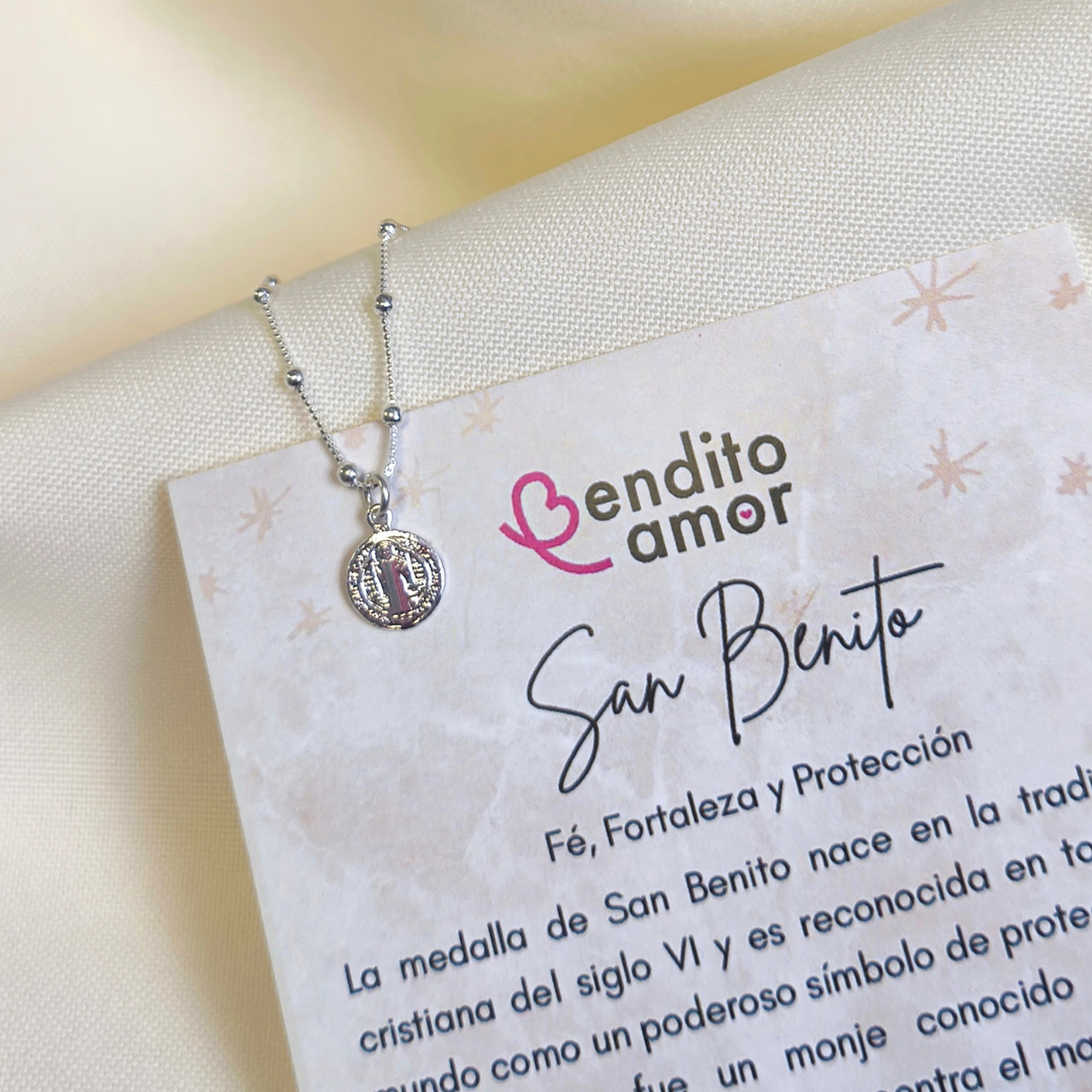 Pulsera de Protección San Benito – Plata 925-2