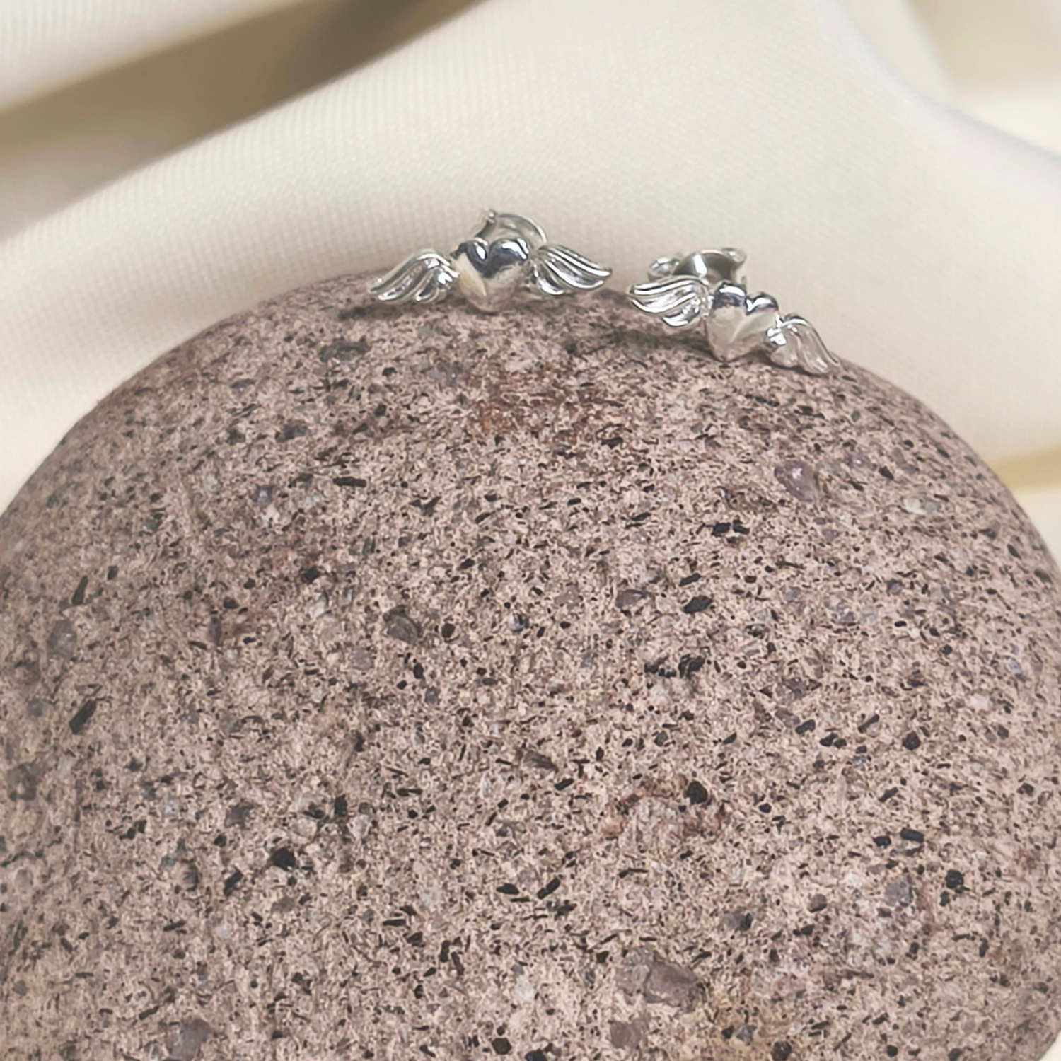 Aros Alas de Corazón – Plata 925-2