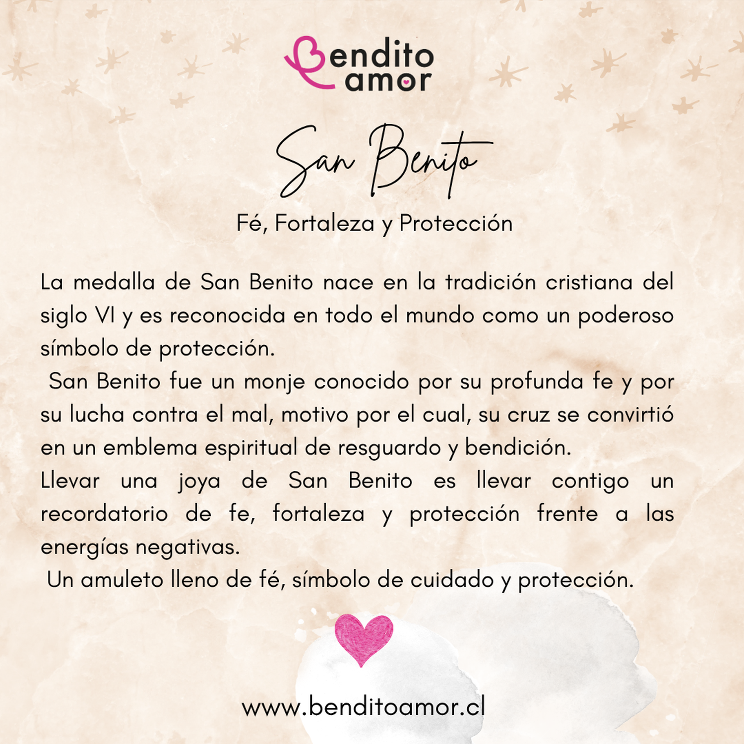 Prendedor de Protección Bañado en Oro con Medalla San Benito y Estrella – el amuleto que cuida a qui-2