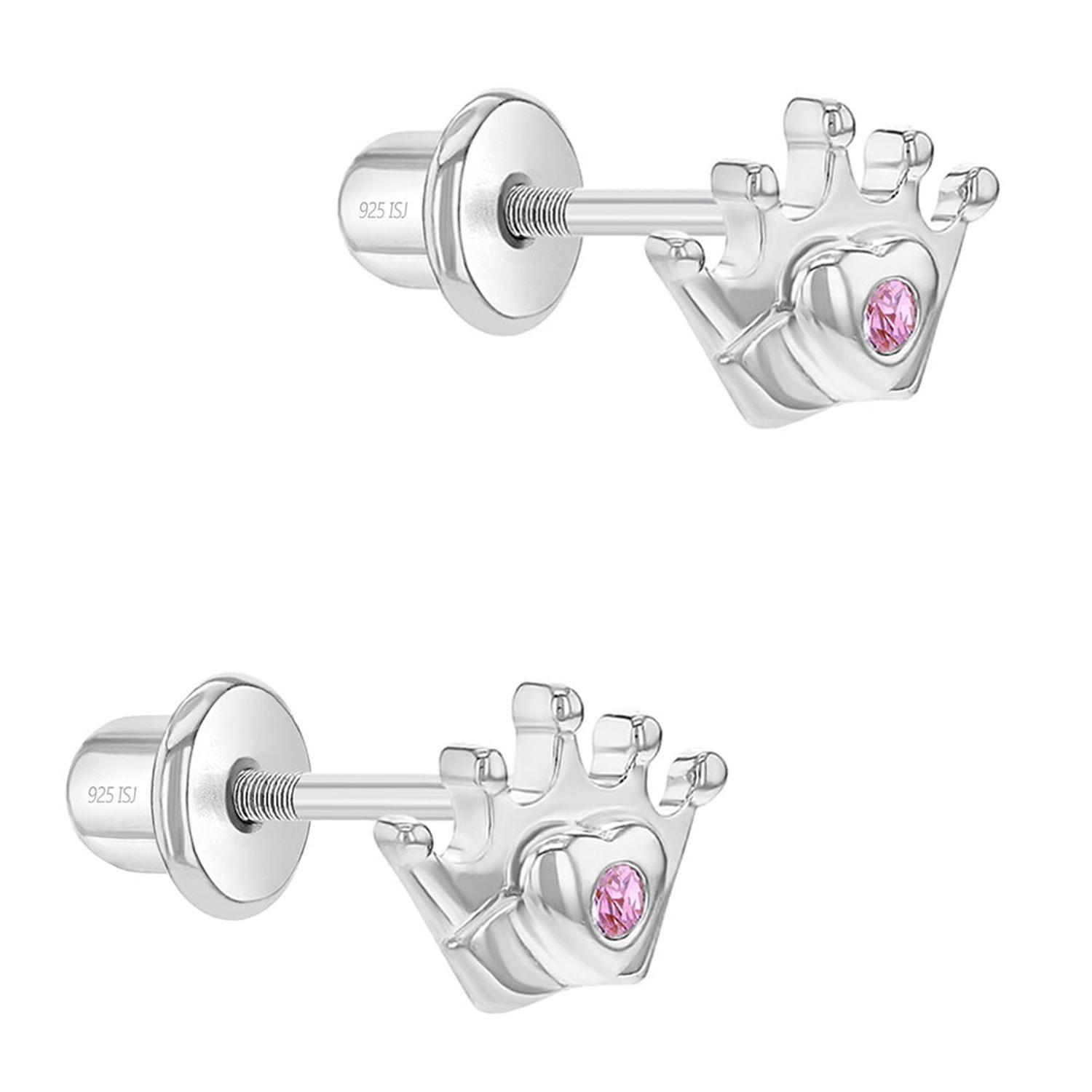 Aros "Mi Princesa" plata 925 y circones-1