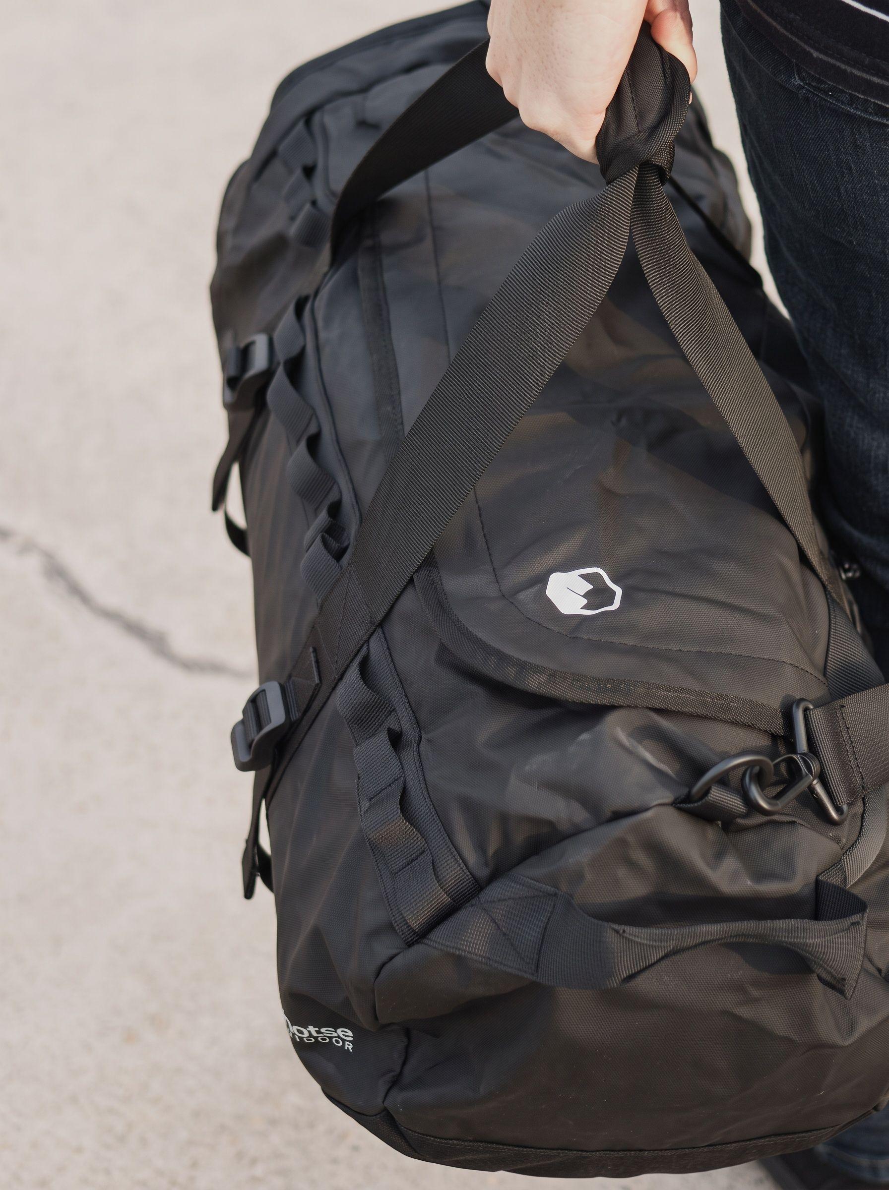 Bolso Deportivo Viaje 30L Lhotse Duffel Negro-2
