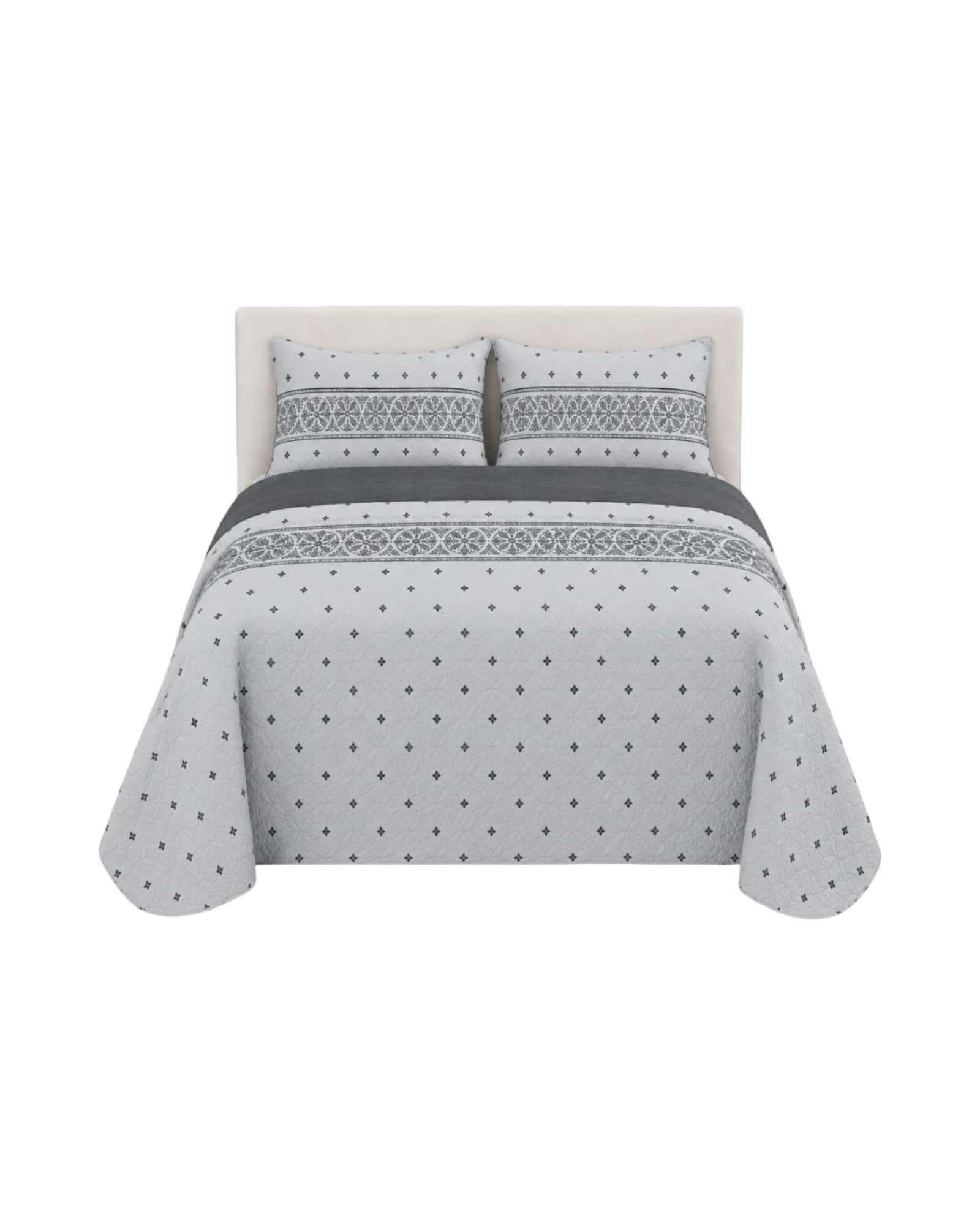 Quilt Delgado Para Verano Fresco King Mas Almohadas m1-5