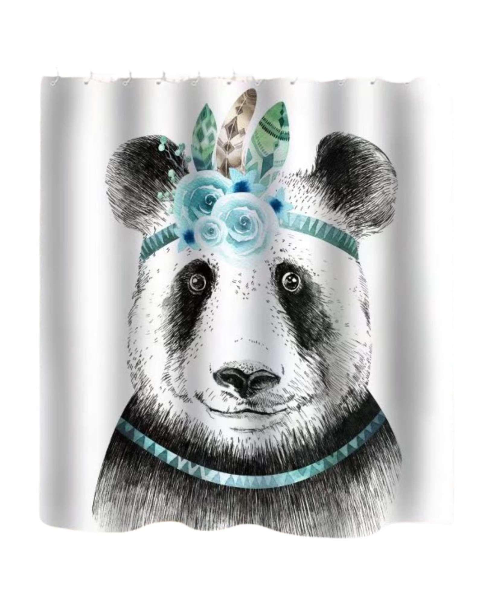 CORTINA DE GENERO CON PROTECTOR DE DUCHA set27-4