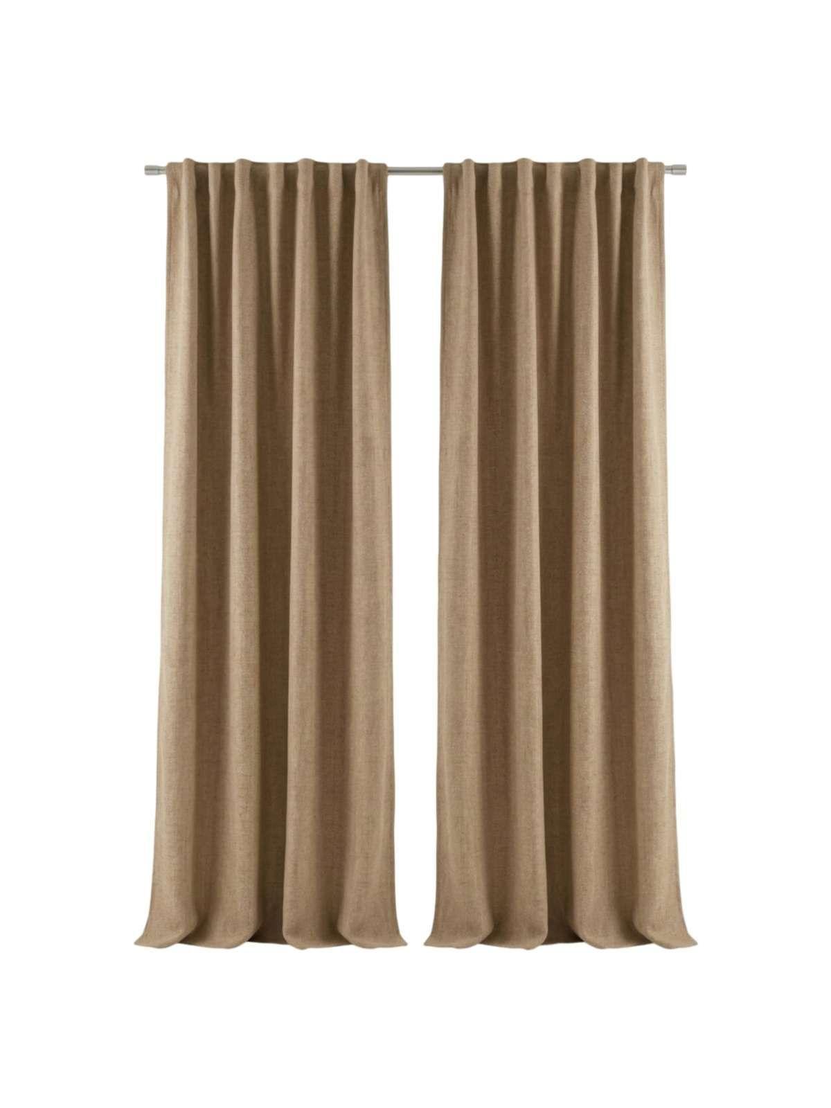 Set de Cortina Blackout mas vicillo 140x220 cm beige-2
