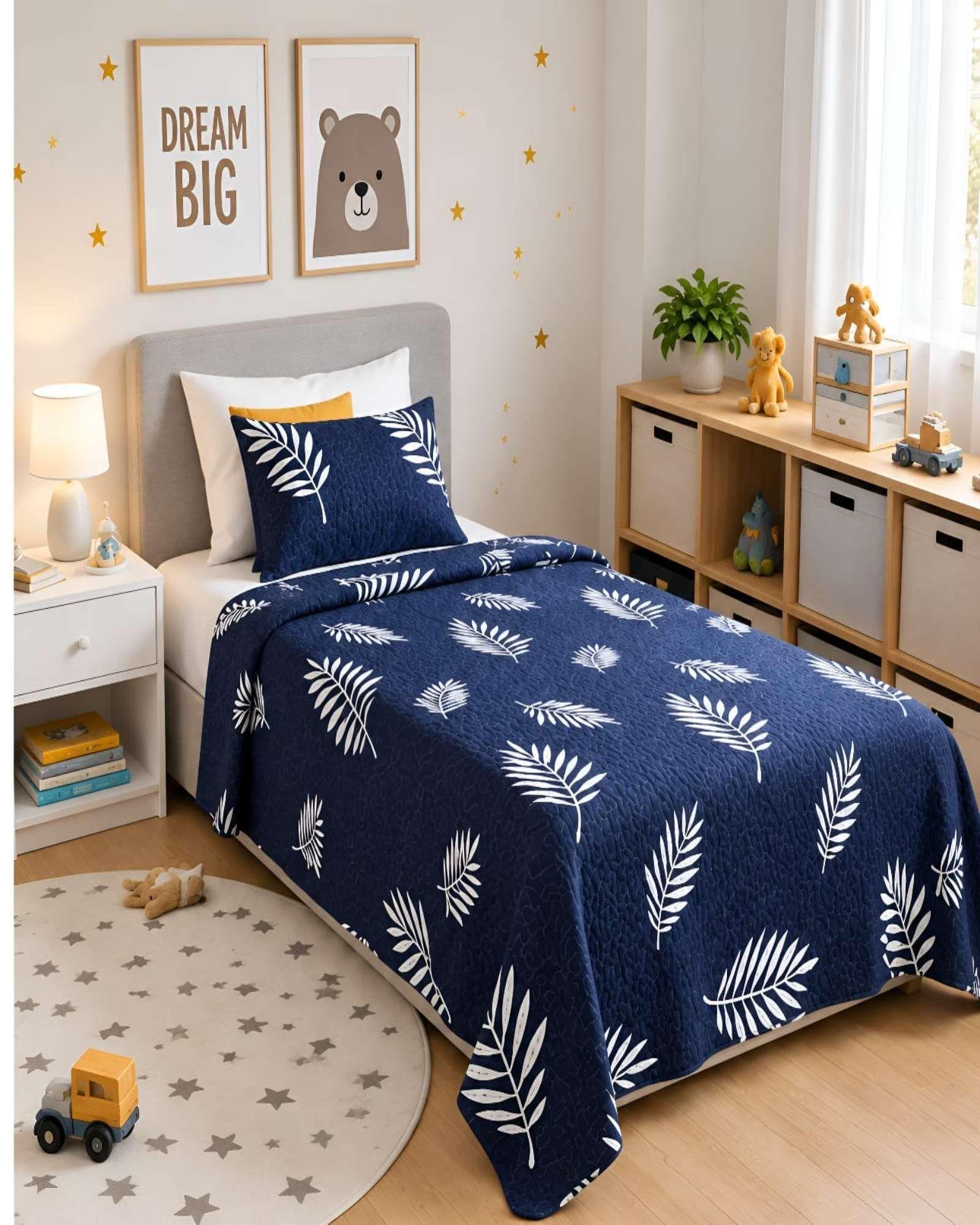 Cubrecamas Quilt Plaza Y Media Mas Almohada Textura Suave Y Fresca m15-1