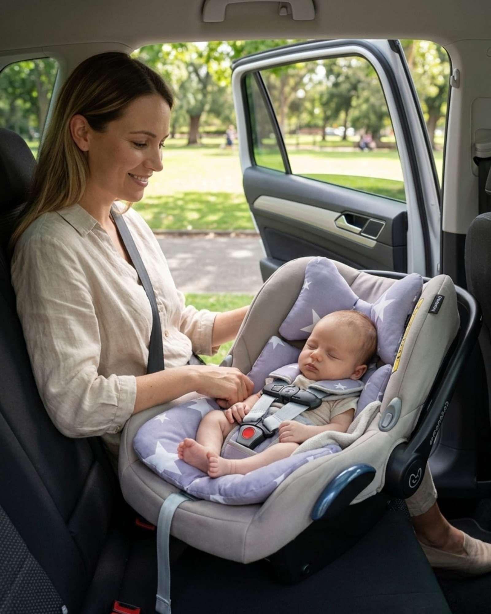 Cojín Reductor para asientos de Lujo para Bebés - Confort y Soporte Total gris-4