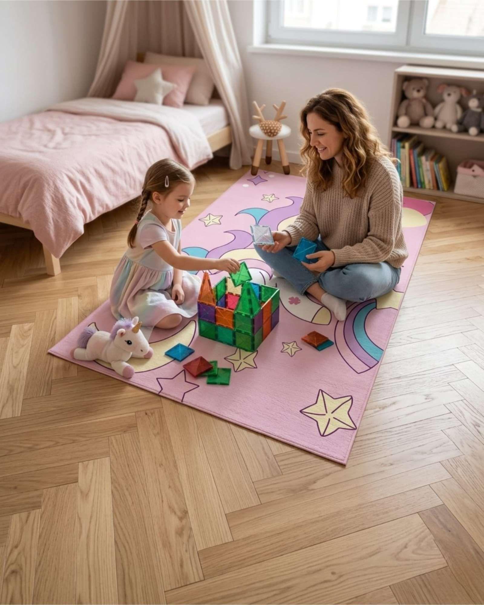 Tapete de Juegos Infantil Antideslizante de 120x160cm m4-3