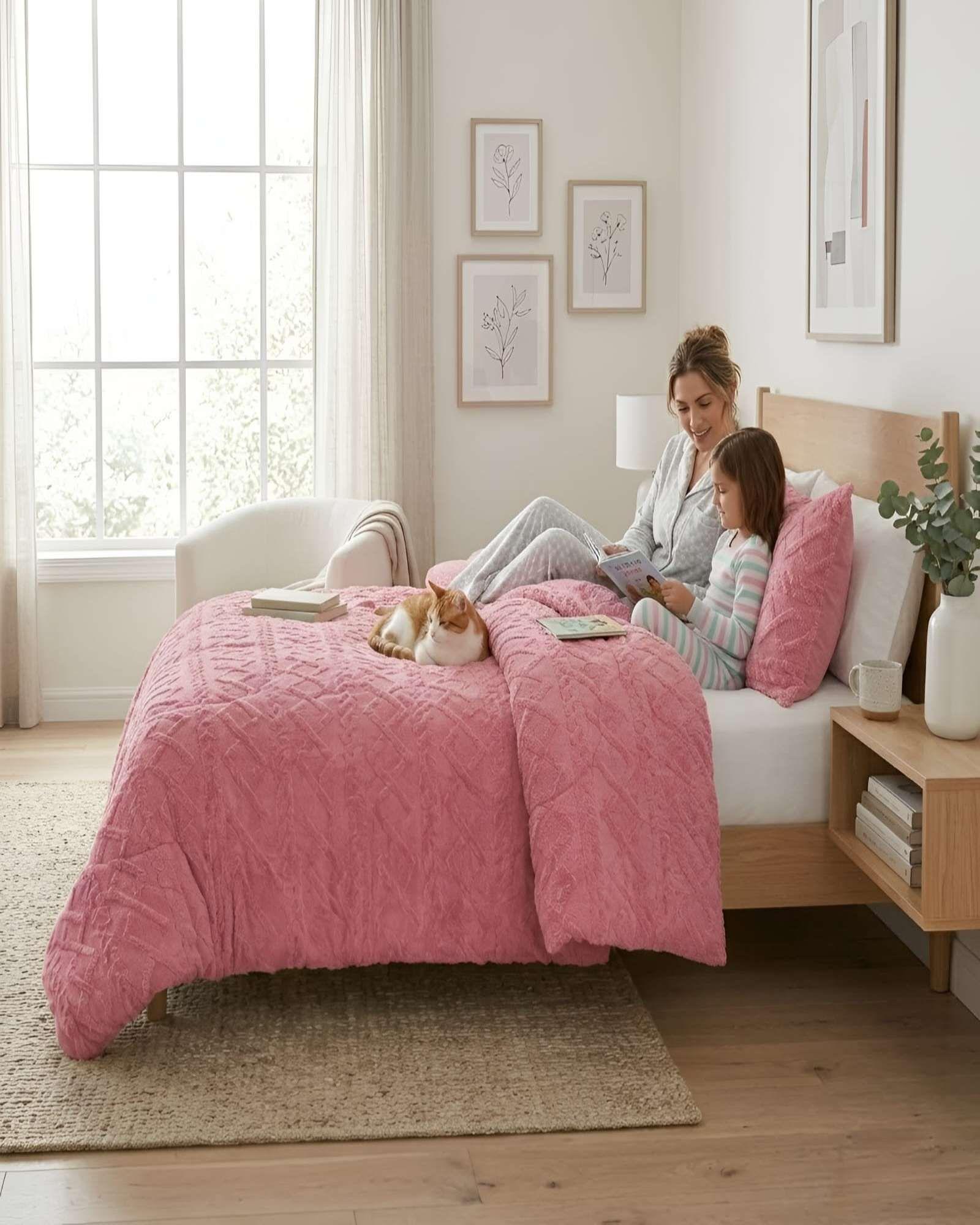 Cubrecama 2 Plazas Con Relieve Cobertor Elegante Suave D7-4