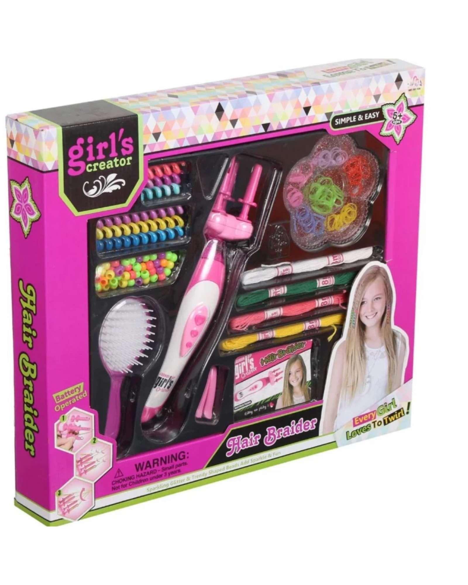 Kit de peinados DIY trenzadora automatica para niñas-4