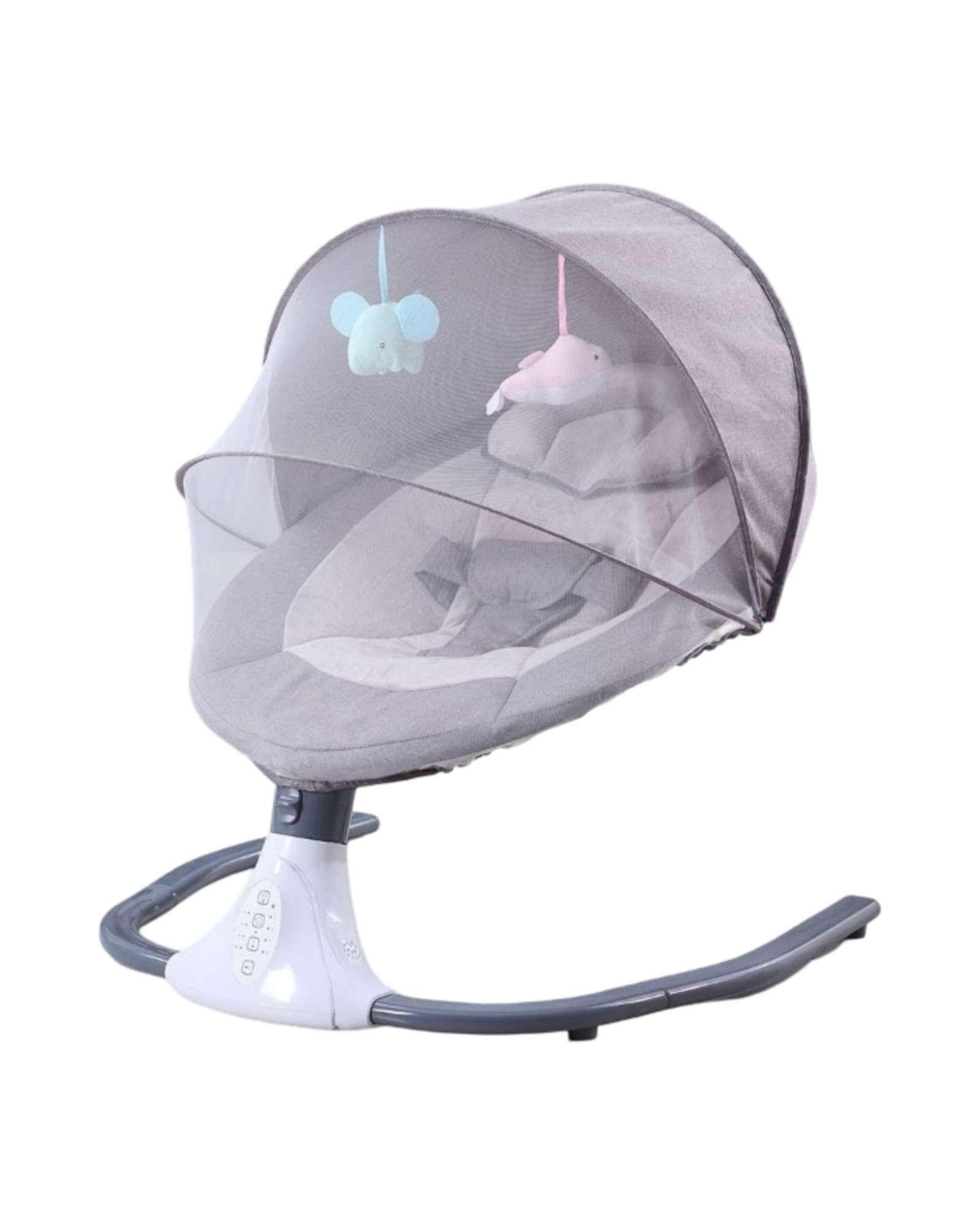 Silla Nido Mecedora 360 con Mosquitero y Panel Inteligente-2