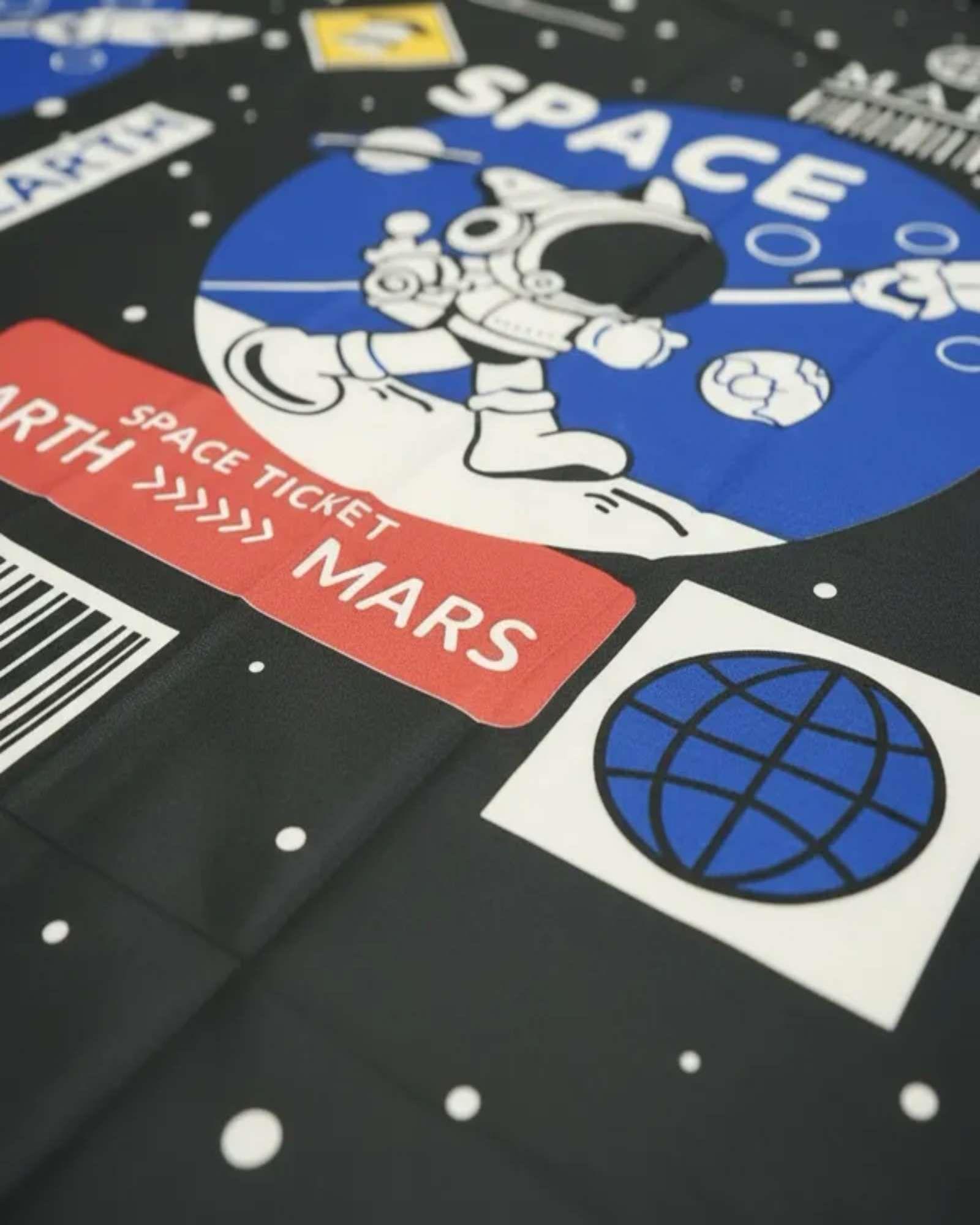 Juego de Sábanas niña niño infantil plaza y media diseño deAstronauta  Espacio -2