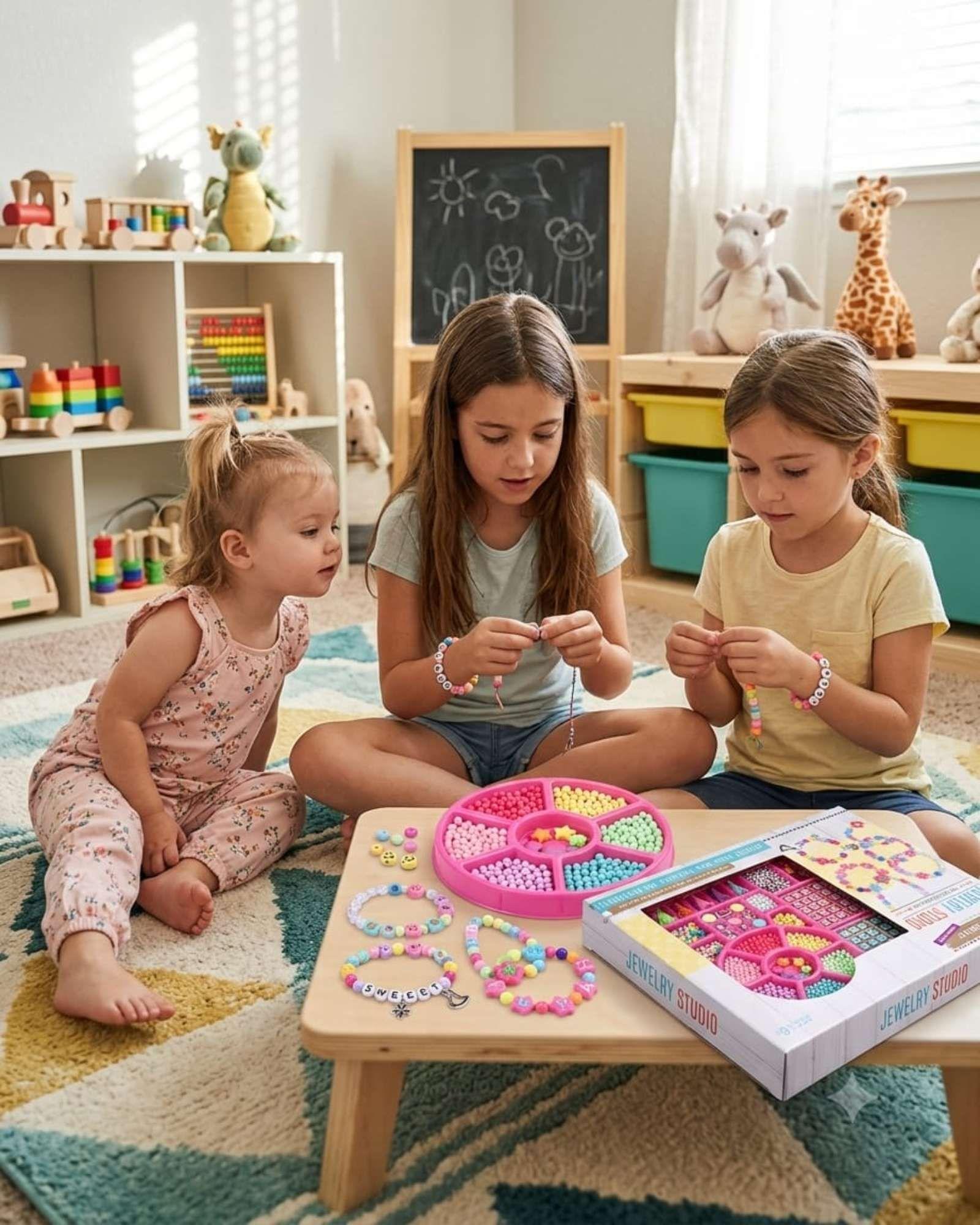 Fábrica de Pulseras Divertidas: Kit de Bisutería Creativa Infantil 01-4