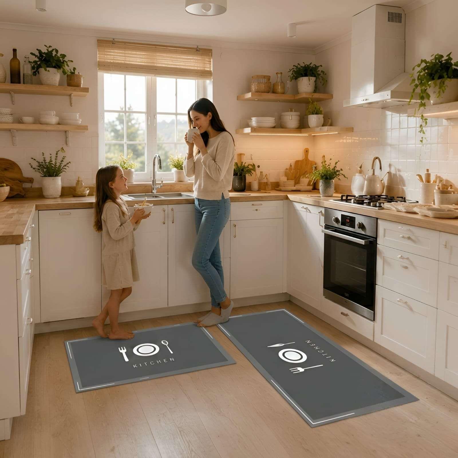 Set de Alfombras para Cocina: Diseño y Durabilidad 02-4