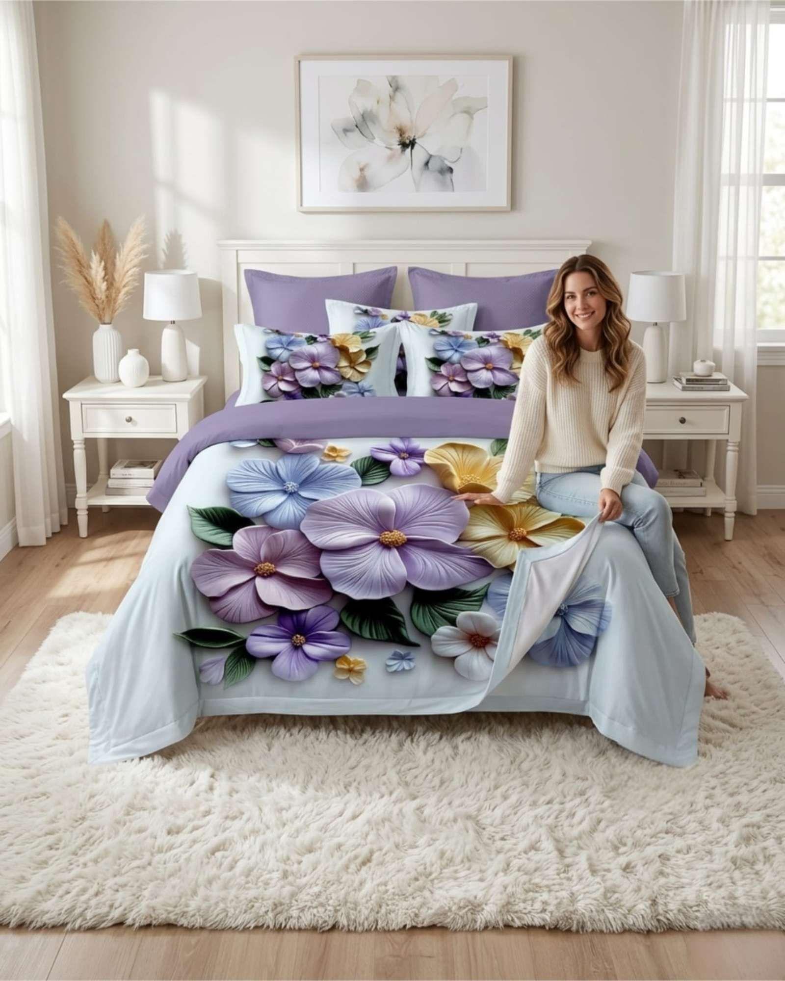 Quilt De Verano 5D Cubrecama Ligero Transpirable King K3-1
