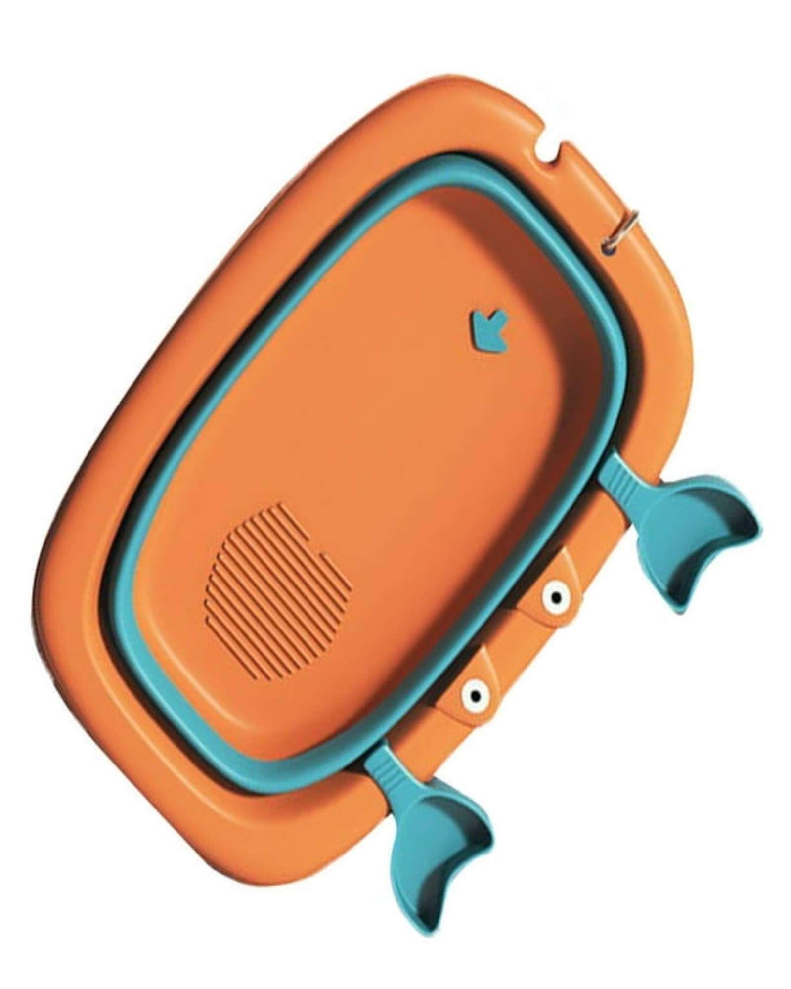 TINA BEBE BAÑERA PLEGABLE CANGREJO NARANJA-4
