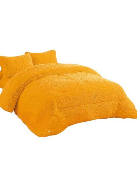 CUBRECAMA PELUDO CON CHIPORRO PLAZA Y MEDIA D21-0