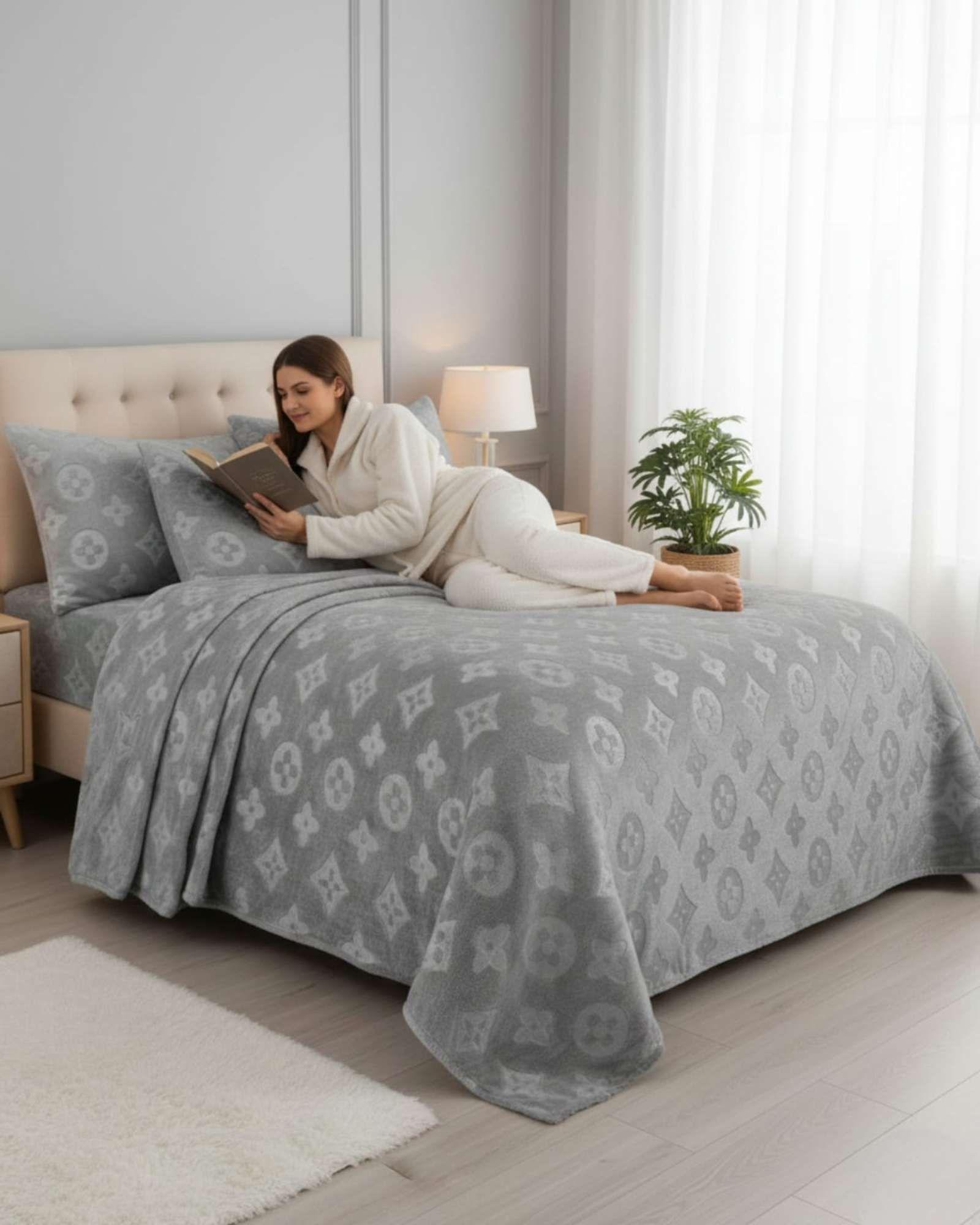 Sabanas Plaza y media de Polar Plush Invierno y Suavidad Premium M3-3