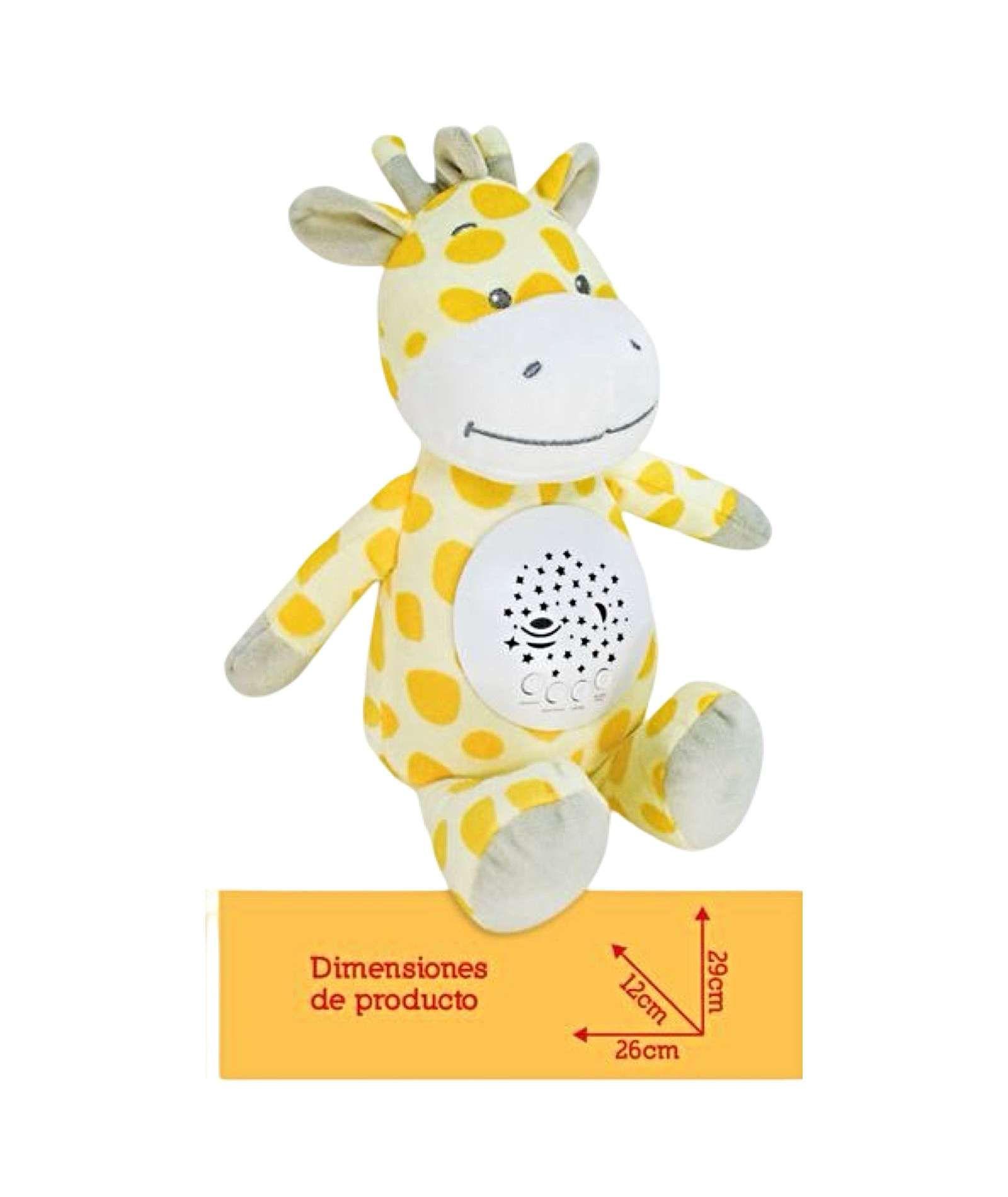 JIRAFA PELUCHE PROYECTOR DE LUCES Y SONIDOS BEBÉ-2