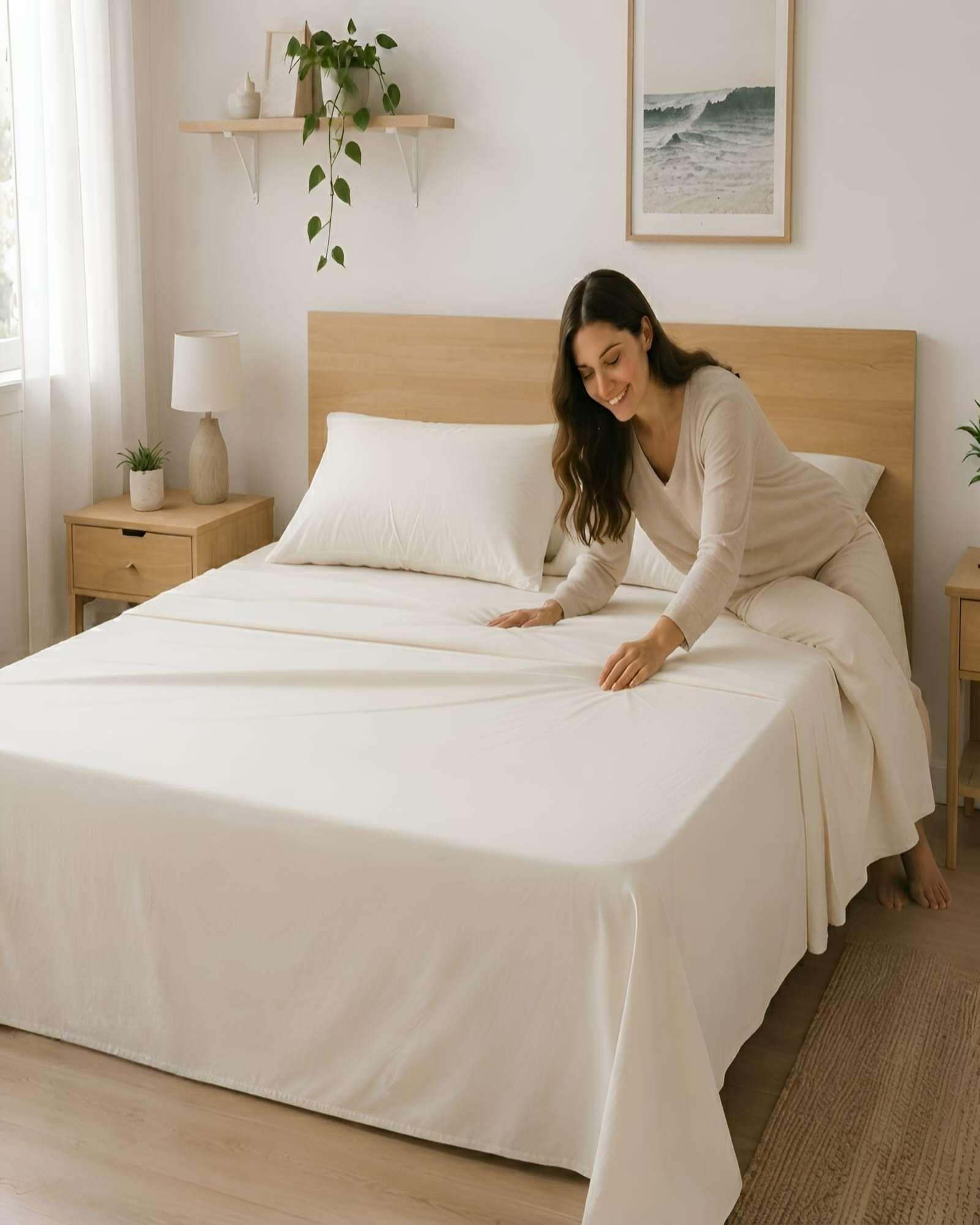 Sabanas King De 500 Hilos Calidad Hotelera Y Ajuste Perfecto m2-0