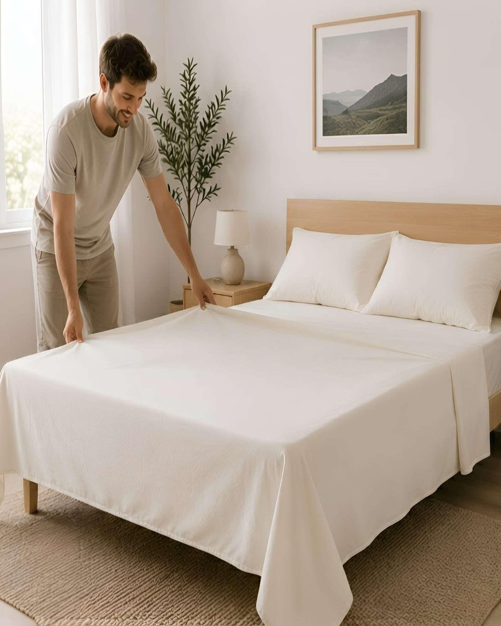 Sabanas King De 500 Hilos Calidad Hotelera Y Ajuste Perfecto m2-4