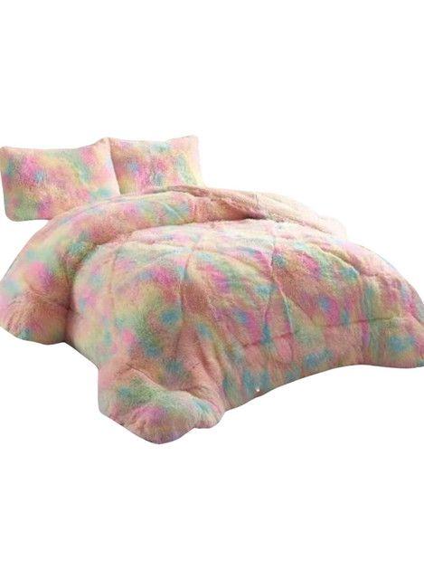 CUBRECAMA PELUDO CON CHIPORRO PLAZA Y MEDIA D20-0