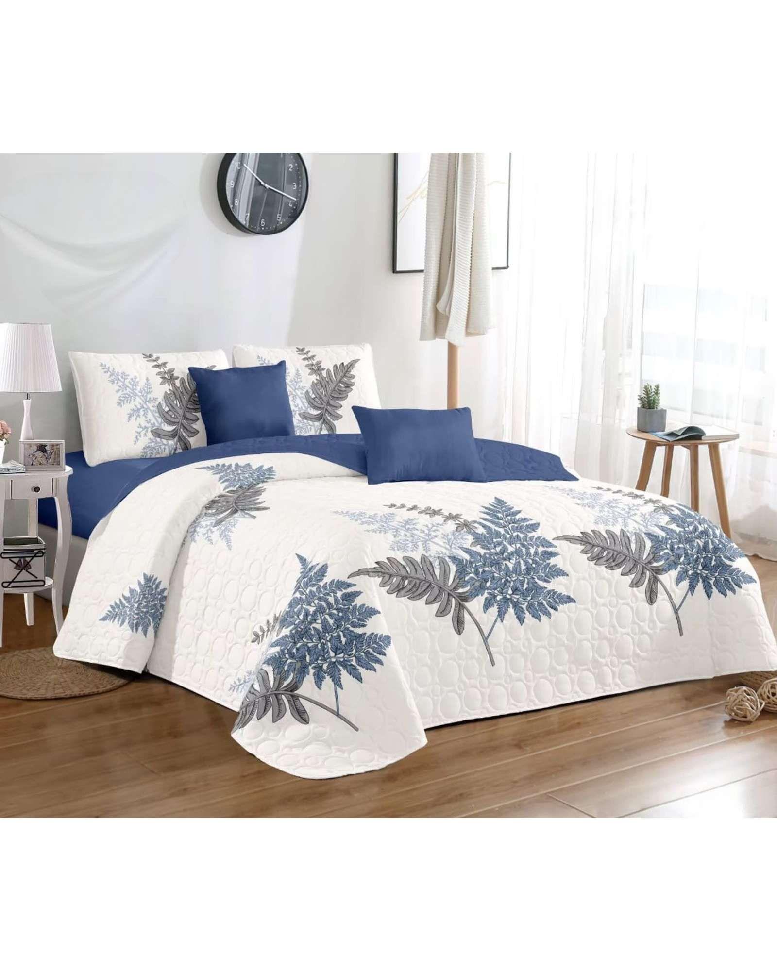 COBERTOR QUILT PRIMAVERA VERANO 2 PLAZAS D8-2
