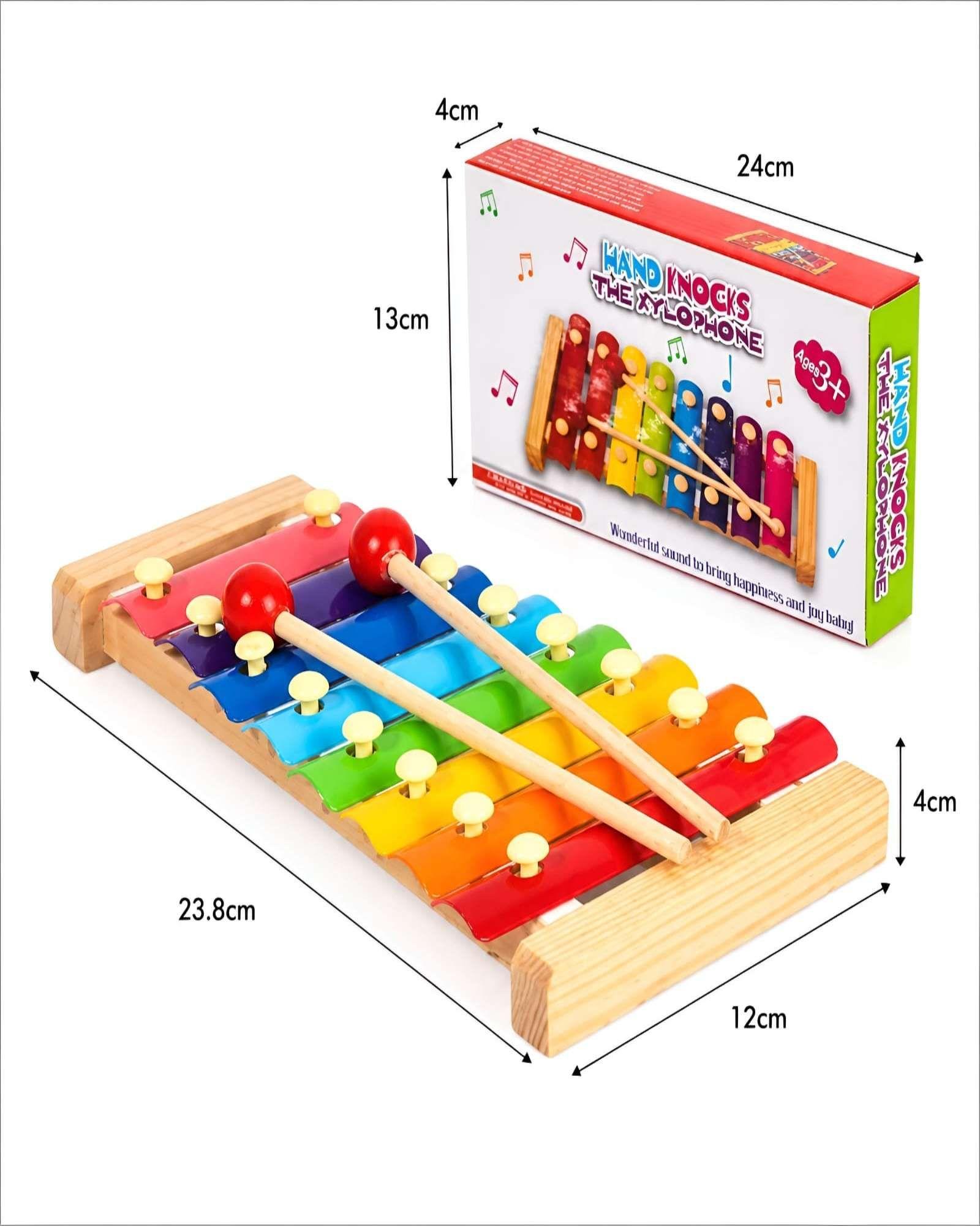 Juguete Didactico Xilofono De Madera 8 Notas Para Niños-5