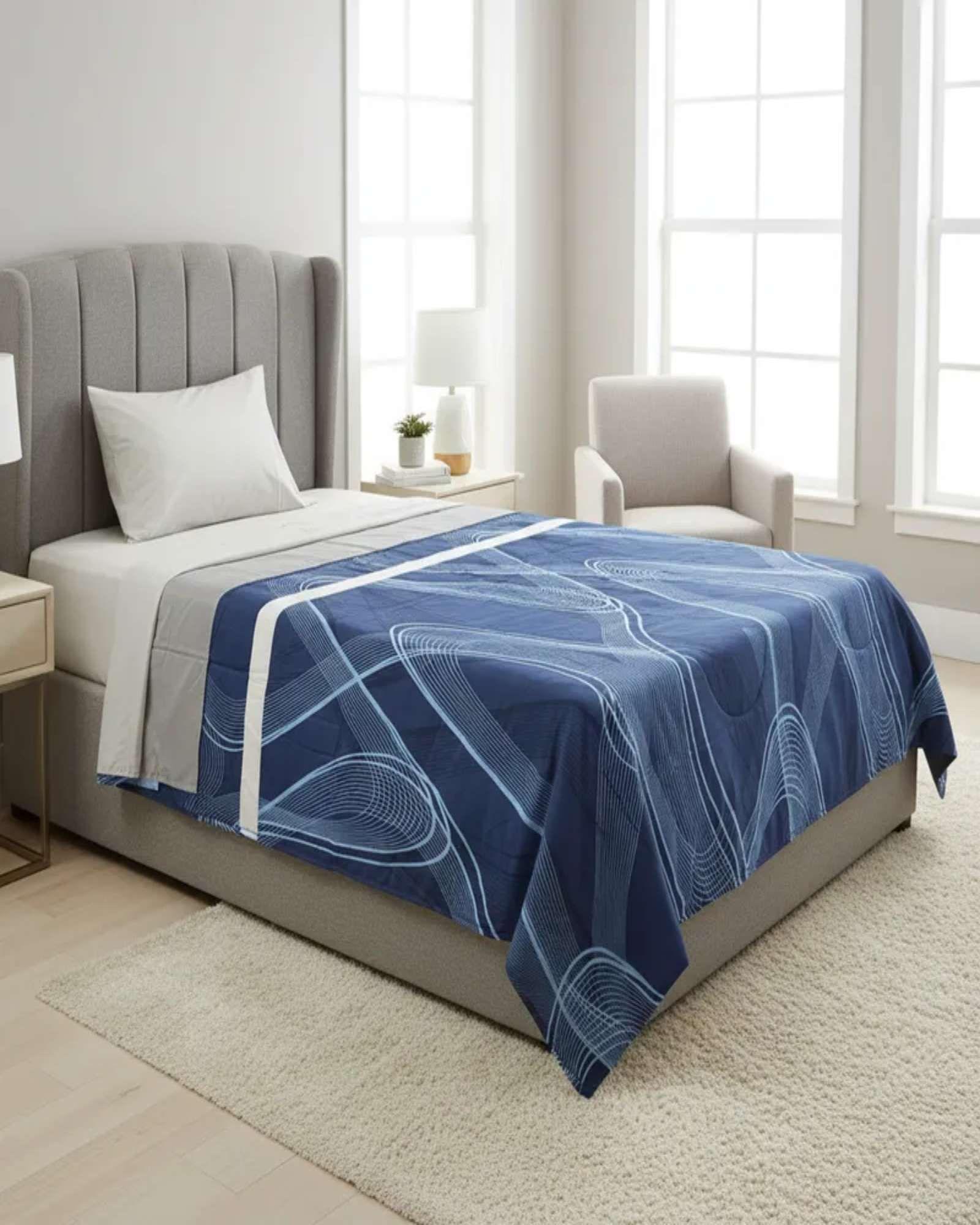 Juego de Sábanas plaza y media 100% Poliéster S02-4