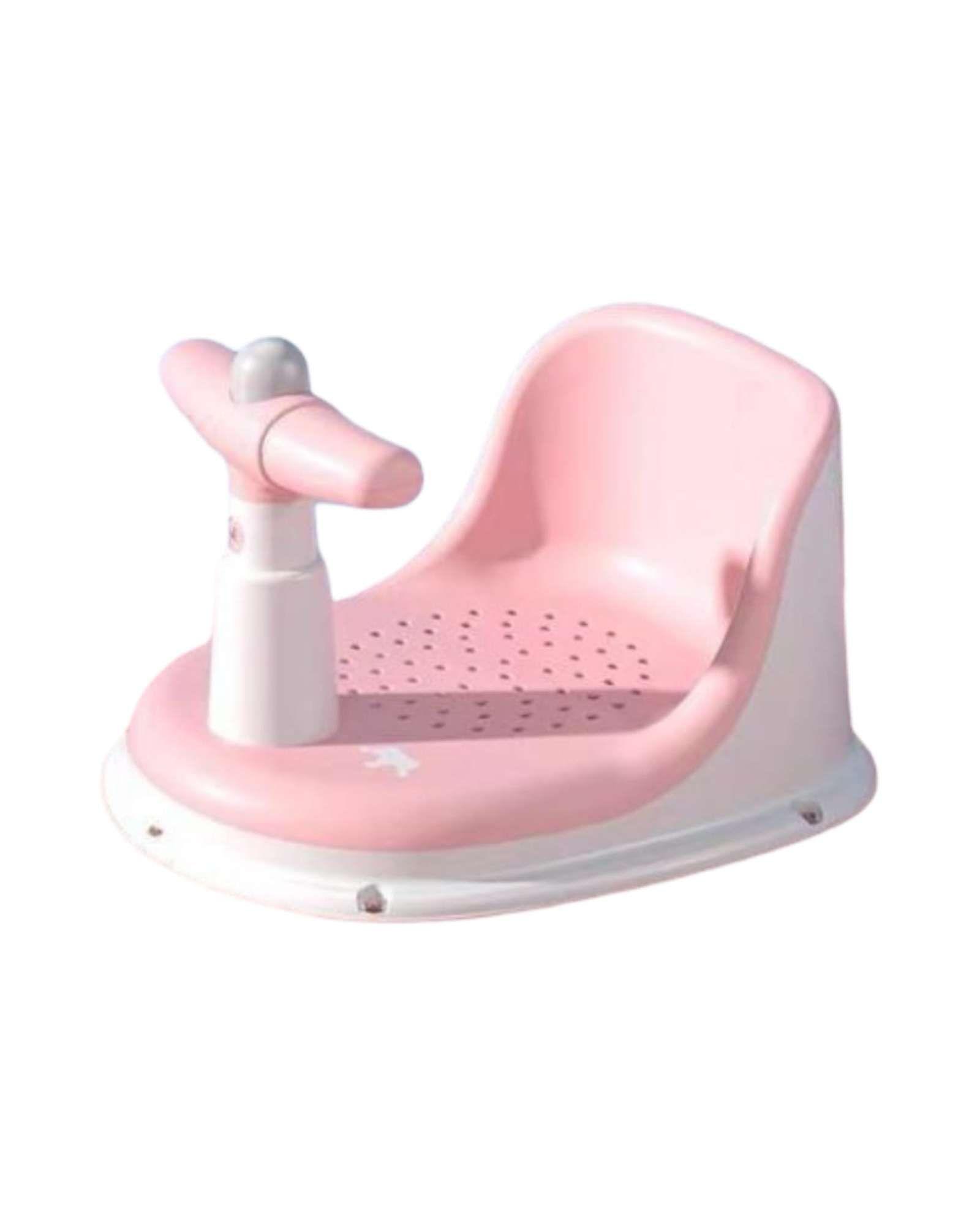 Asiento De Baño Seguridad Para tu Bebé Con Sonidos color rosa-3