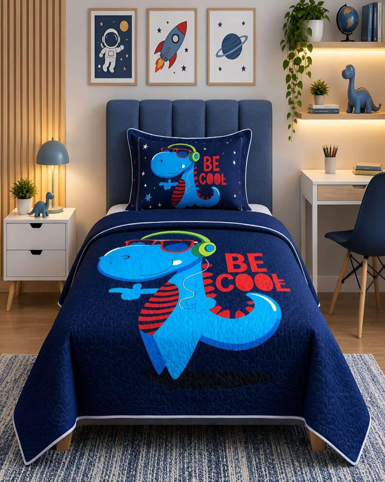 Cubrecamas Quilt Plaza Y Media Textura Suave Y Fresca m9-0
