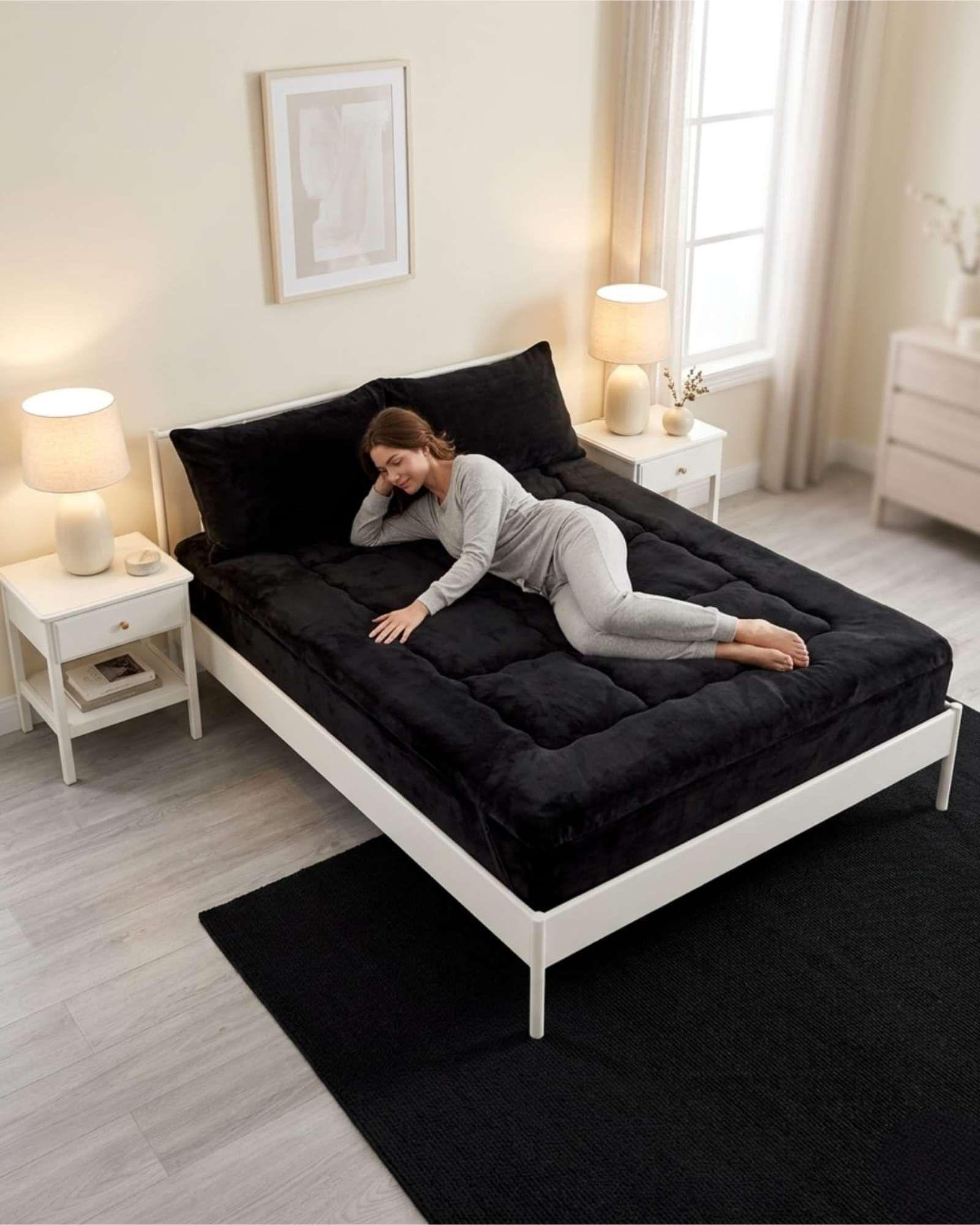 Cubre Colchón Premium Plush Acolchado 2 Plazas R3-4