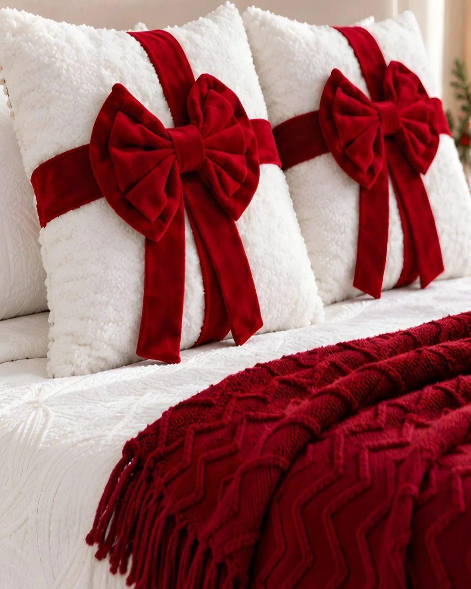 Cubrecamas Navideño Con Manta Y 2 Fundas De Cojin King m16-5