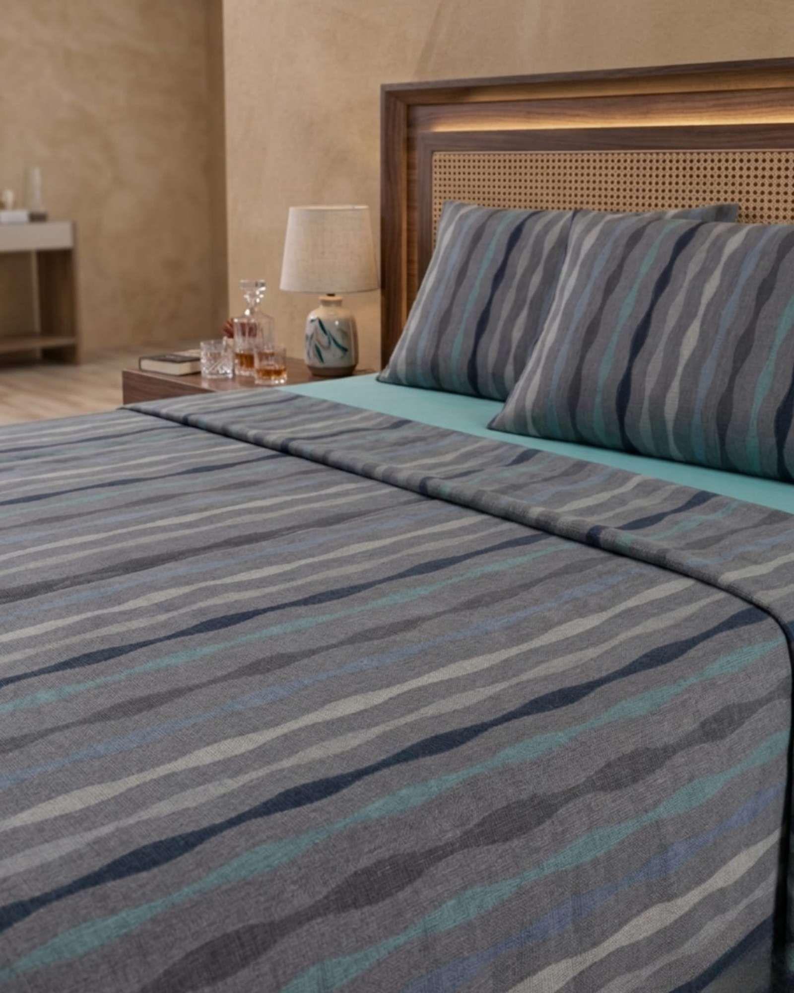 Sabanas Polar de Invierno King Estampado Premium m2-2