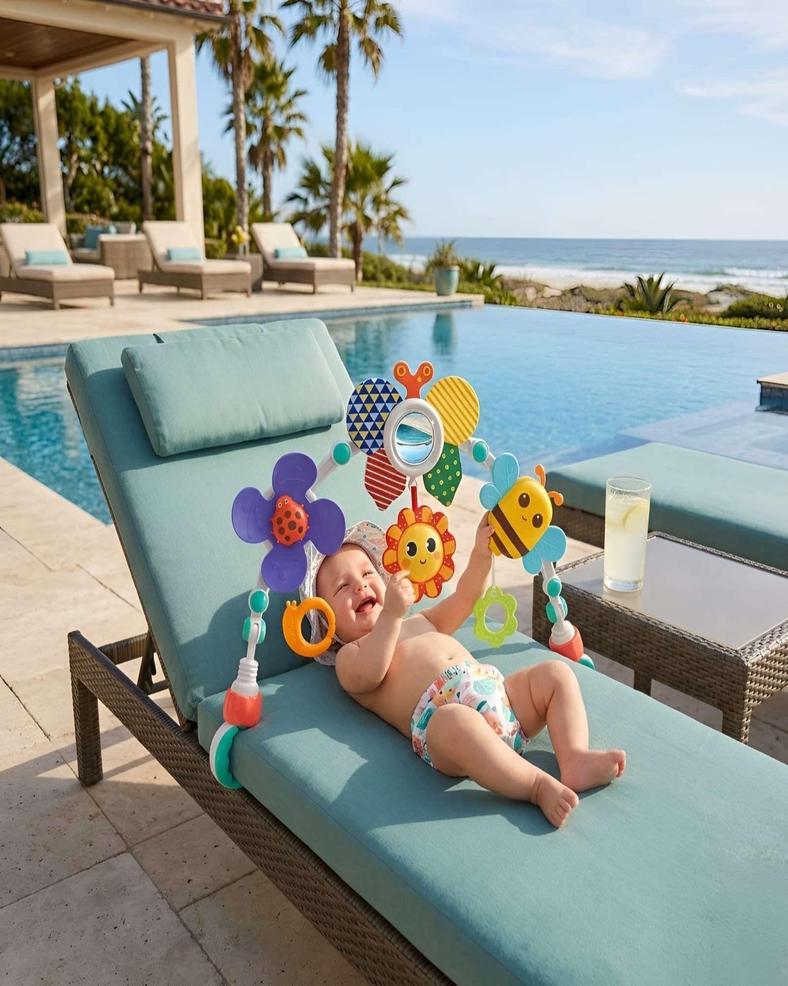Arco De Juegos De Bebe Portátil Para Silla Nido Y Coche m1-2