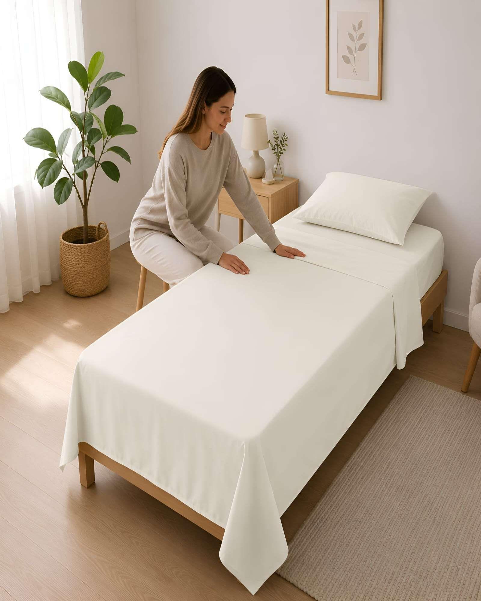 Sabanas Plaza Y Media De 500 Hilos Calidad Hotelera Y Ajuste Perfecto m8-3