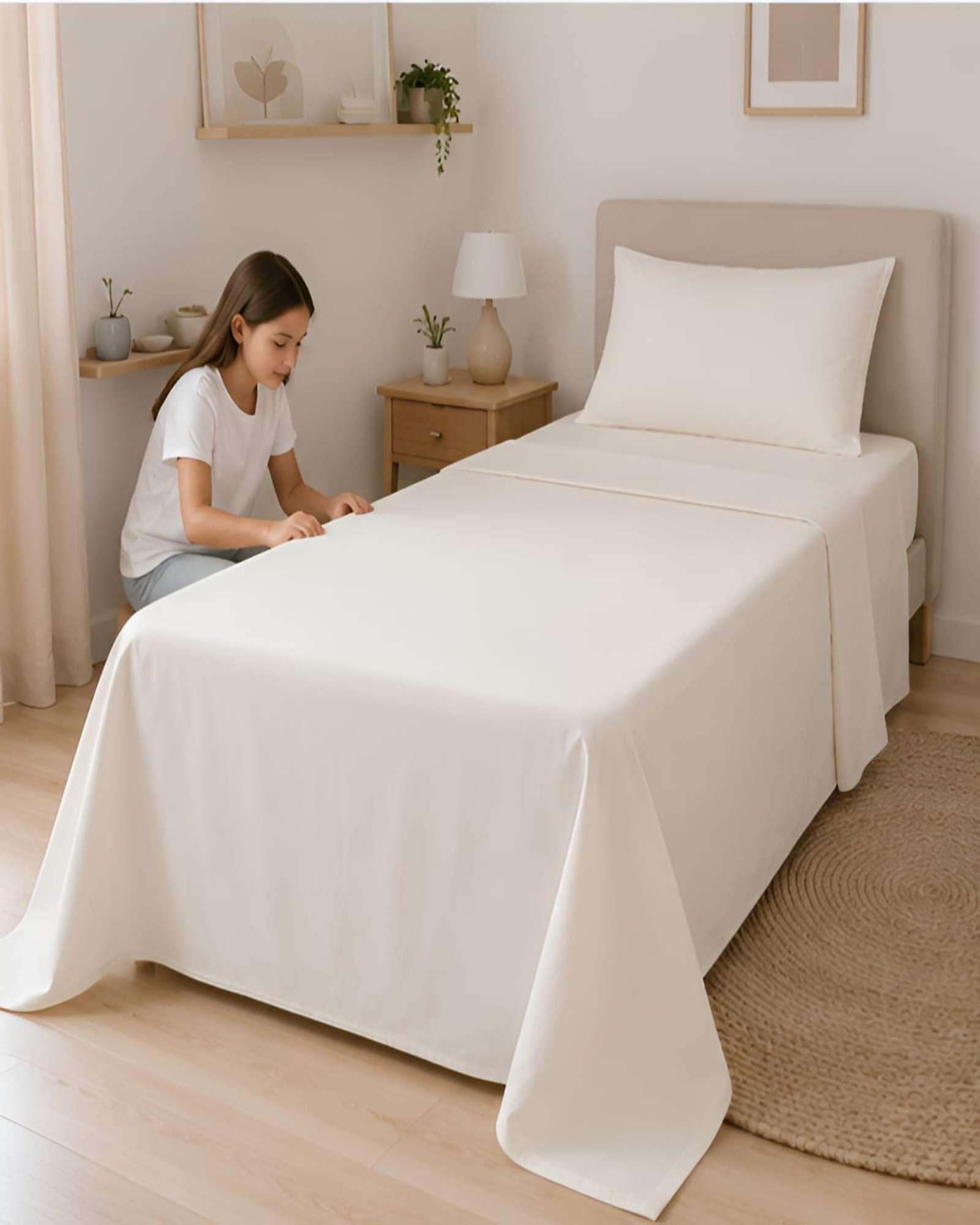 Sabanas Plaza Y Media De 500 Hilos Calidad Hotelera Y Ajuste Perfecto m8-4