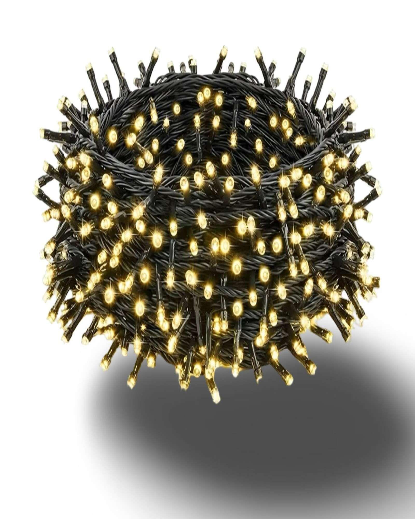 400 Luces Led Calidad Amarillla NAVIDAD Lineales-3