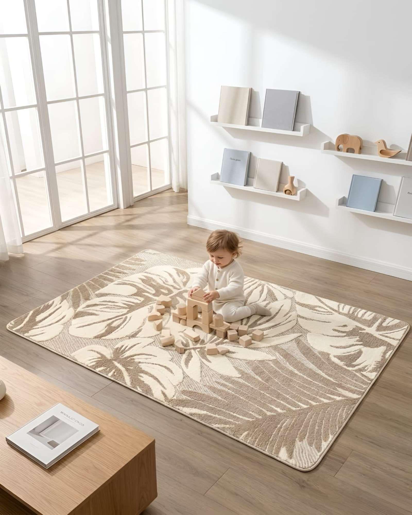 Alfombra de Interior Estilo Nórdico Minimalista-3