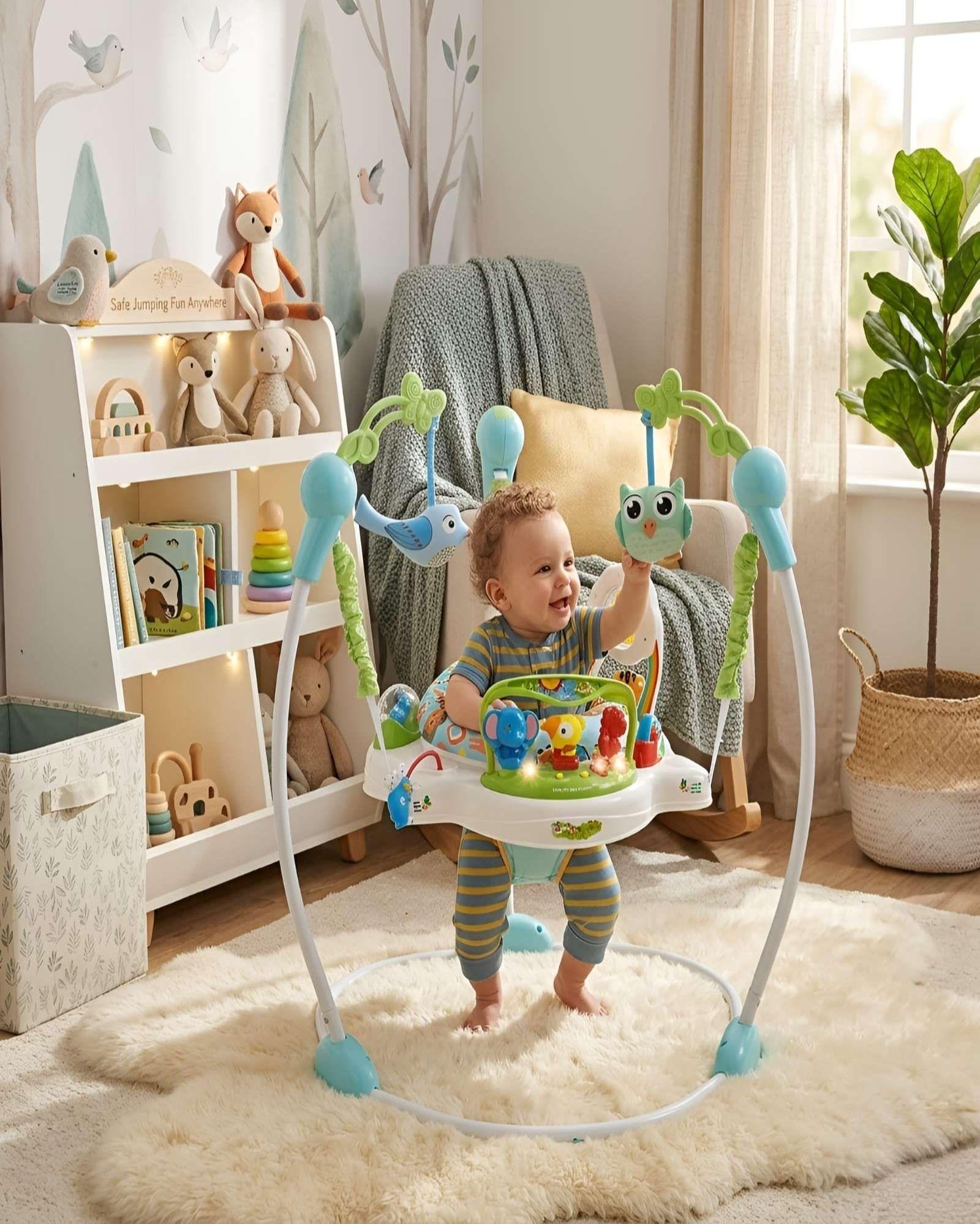 Saltador Infantil Y Centro De Actividades De Diseño Seguro m2-2