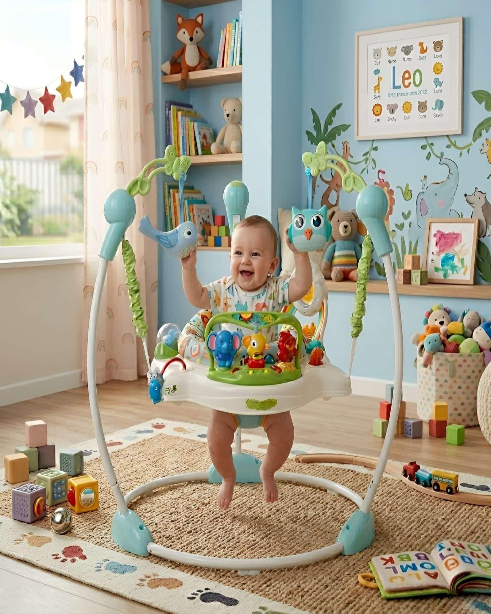 Saltador Infantil Y Centro De Actividades De Diseño Seguro m2-3