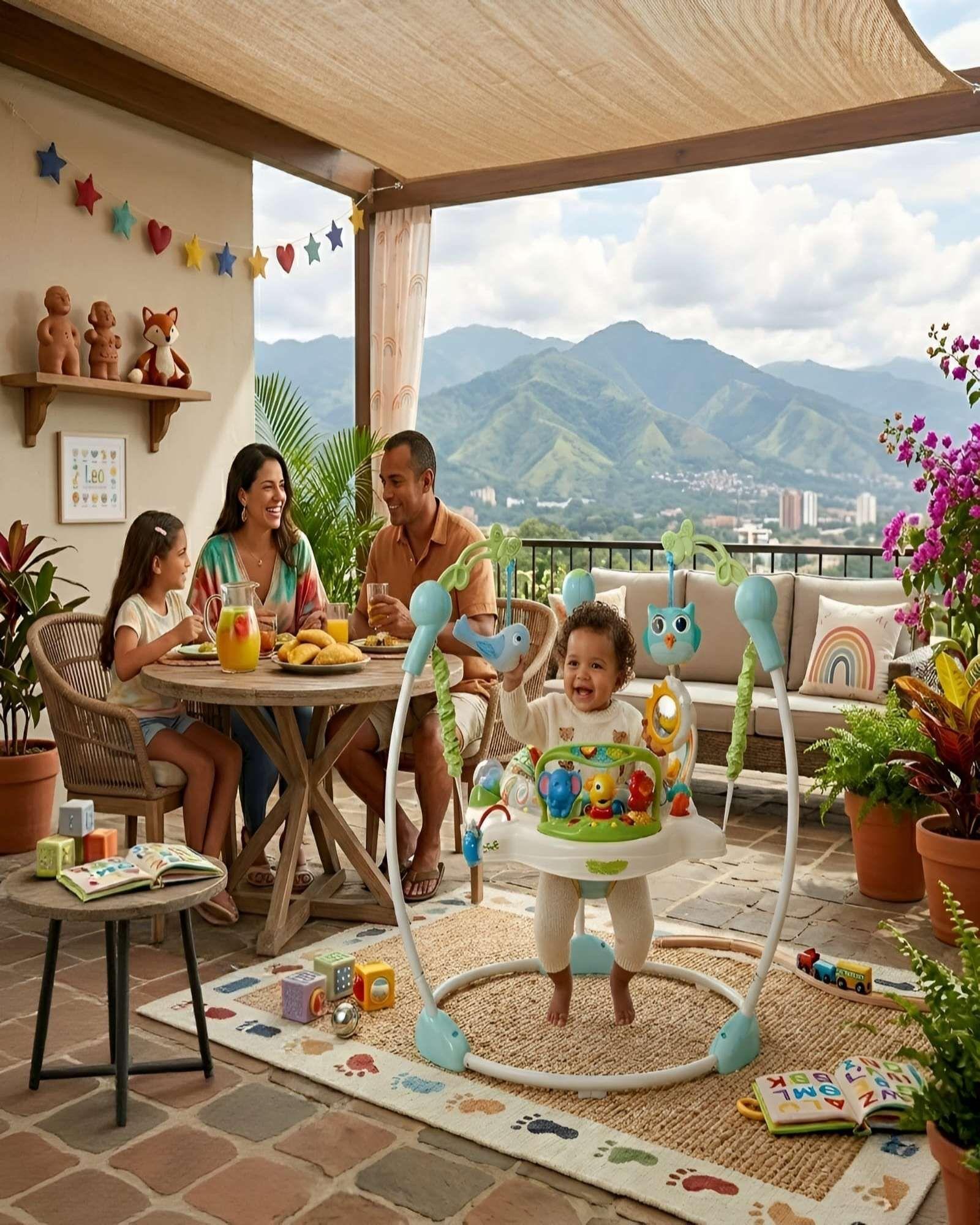 Saltador Infantil Y Centro De Actividades De Diseño Seguro m2-4
