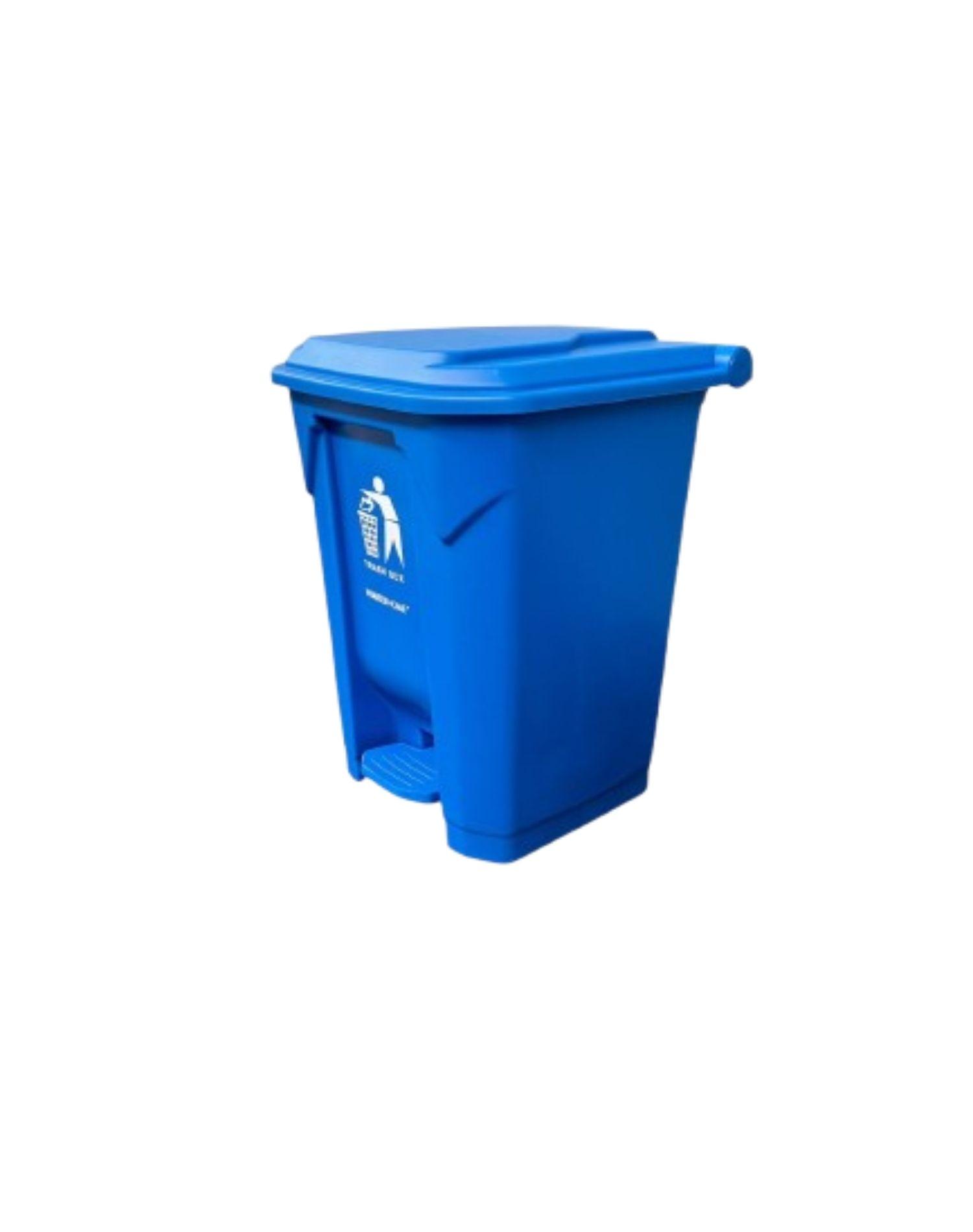 Contenedor de Basura con Tapa-Pedal para Exteriores 80L D1-0