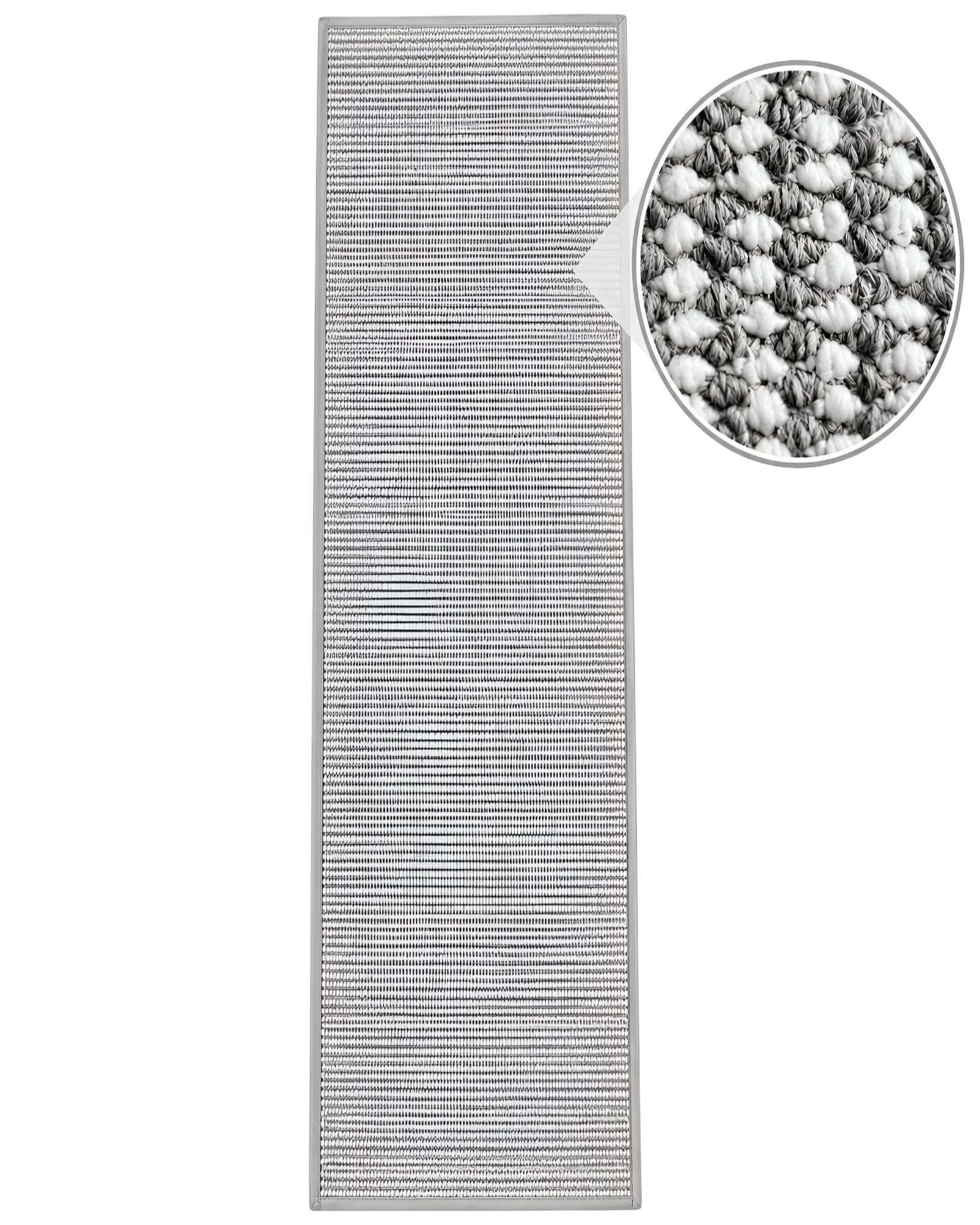 Alfombra Pasillera de Sisal Natural 60 x 200 cm | Antideslizante y Resistente 03-5