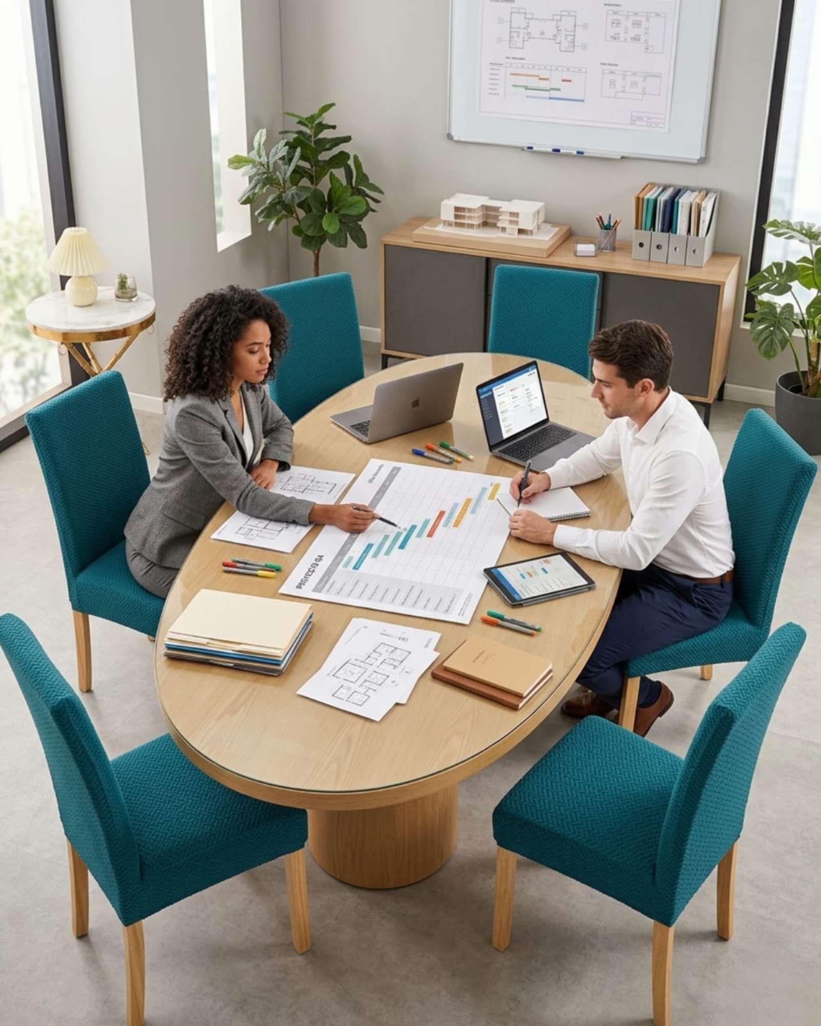 Set de 6 fundas para sillas estampado botanico M9-2