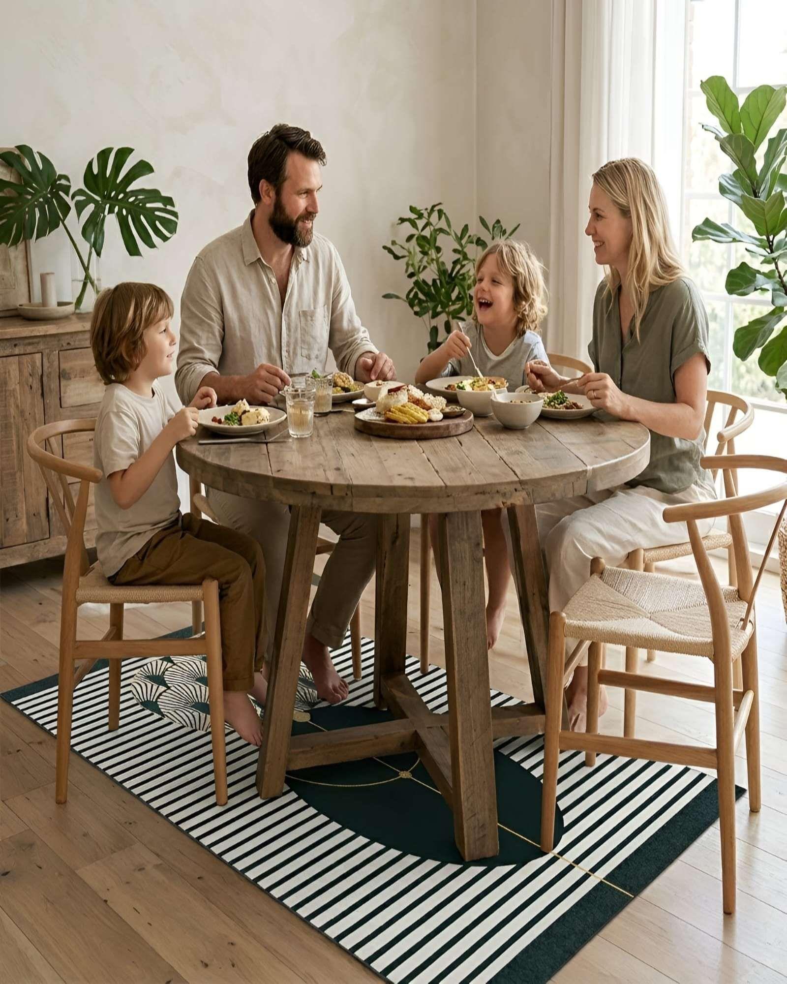 Alfombra Pasillera Decorativa 60x180 cm Estilo Contemporáneo 05-0