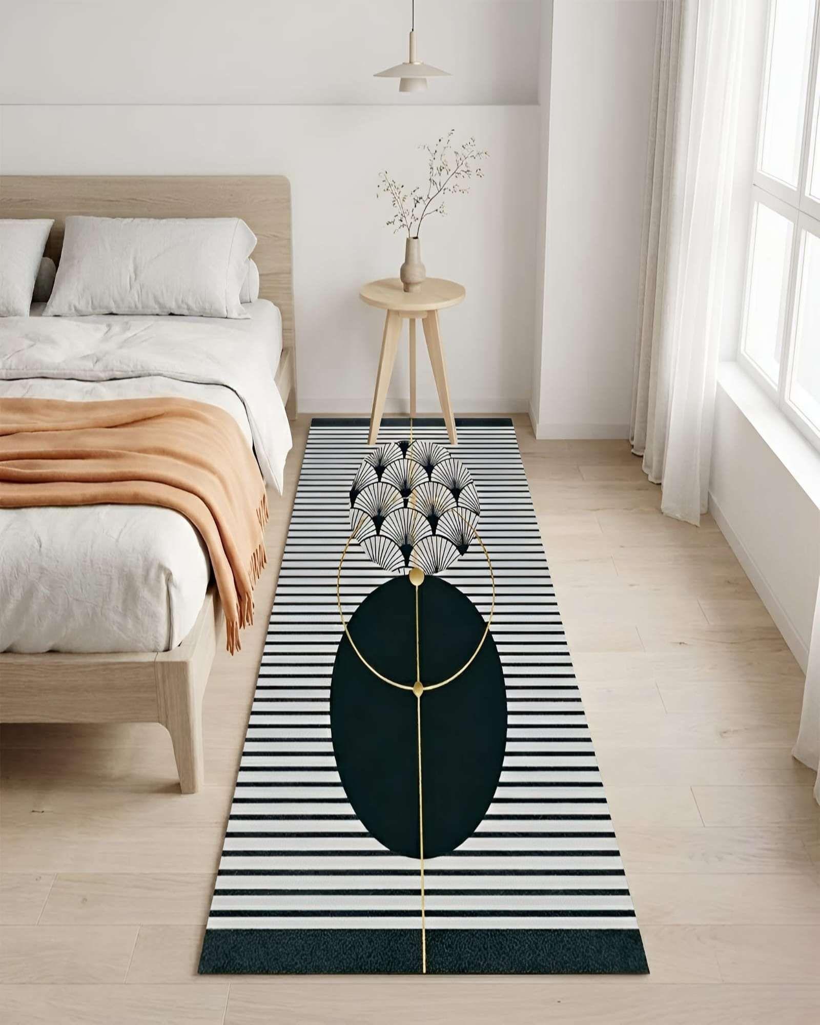 Alfombra Pasillera Decorativa 60x180 cm Estilo Contemporáneo 05-2