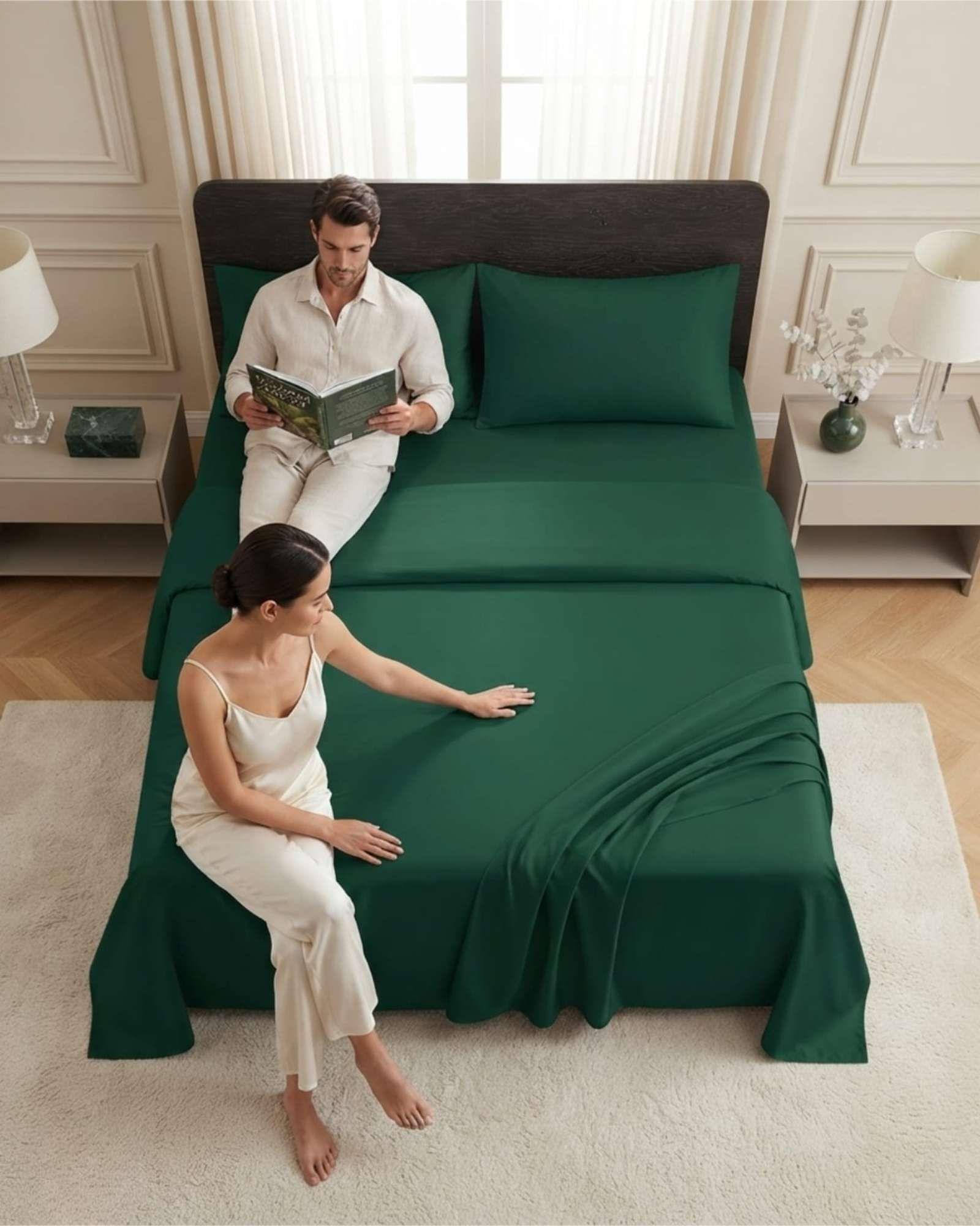 Sabanas Super King De 500 Hilos Calidad Hotelera Y Ajuste Perfecto m1-2